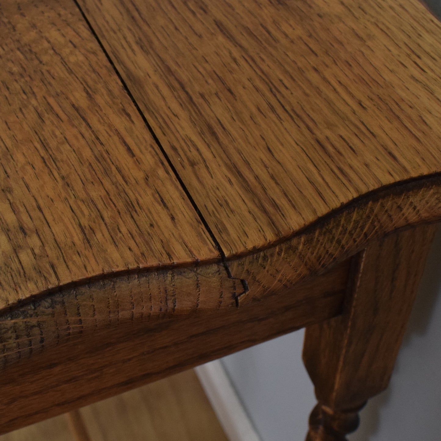 Oak Barley-Twist Side Table