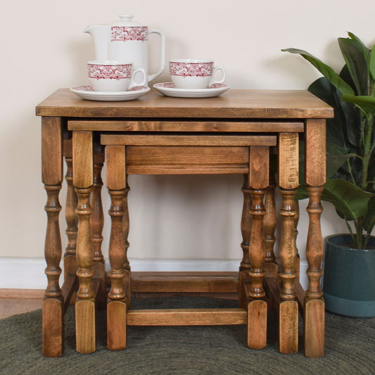 Oak Nest of Tables