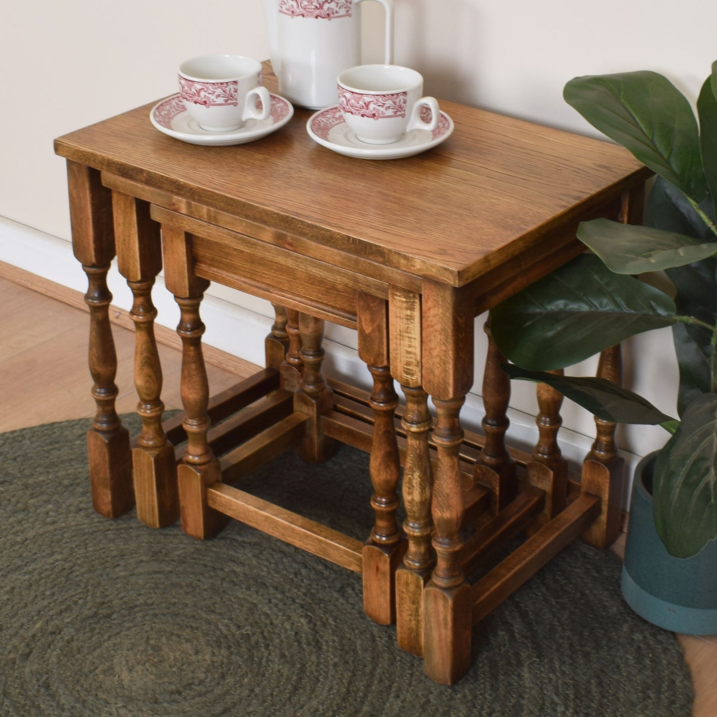 Oak Nest of Tables
