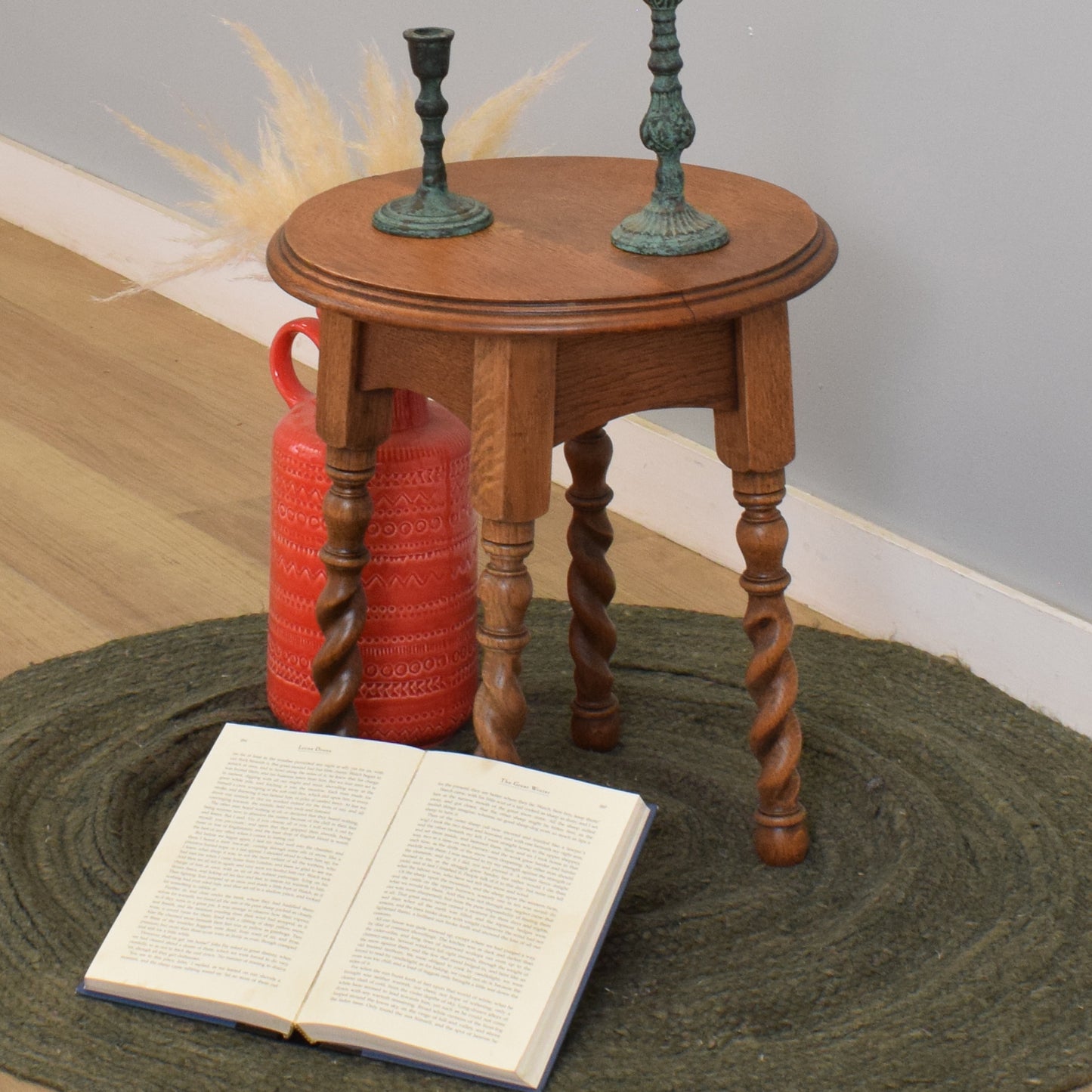 Small Barley-Twist Side Table