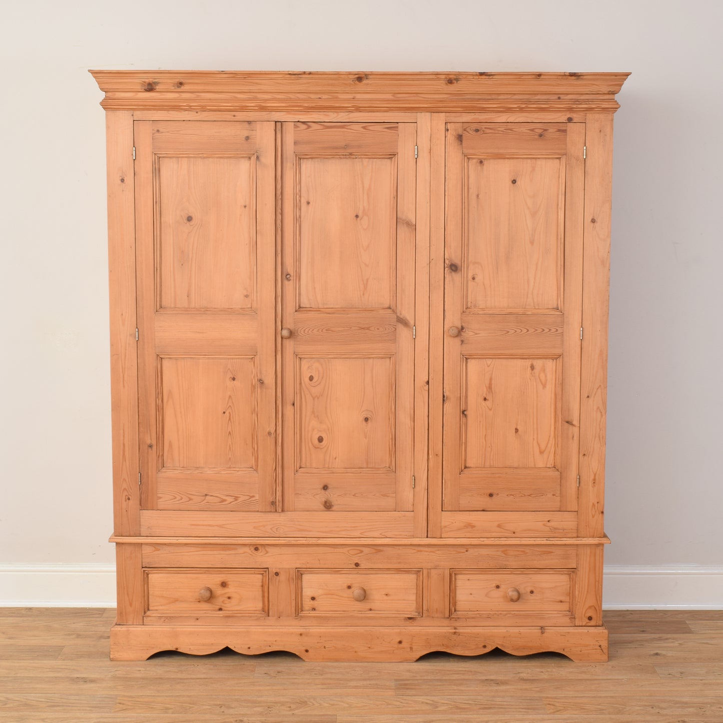 Large Pine Wardrobe