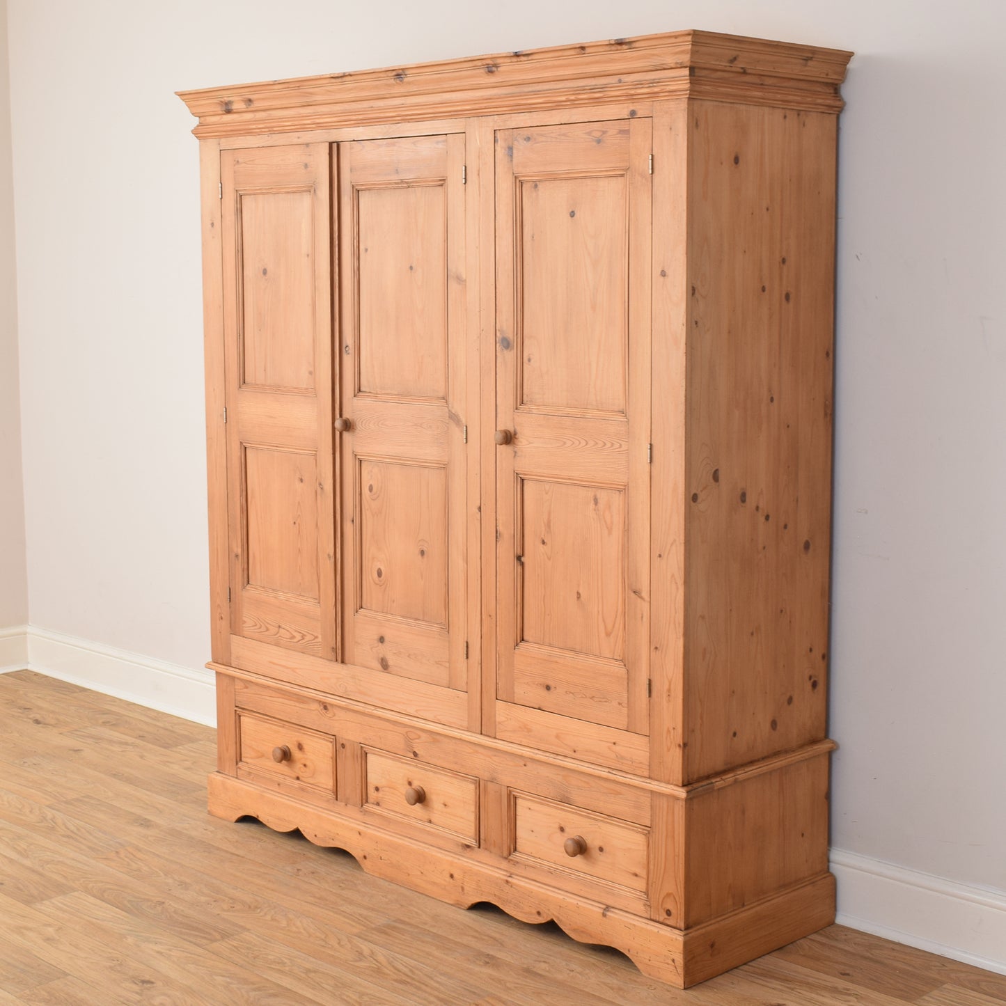 Large Pine Wardrobe