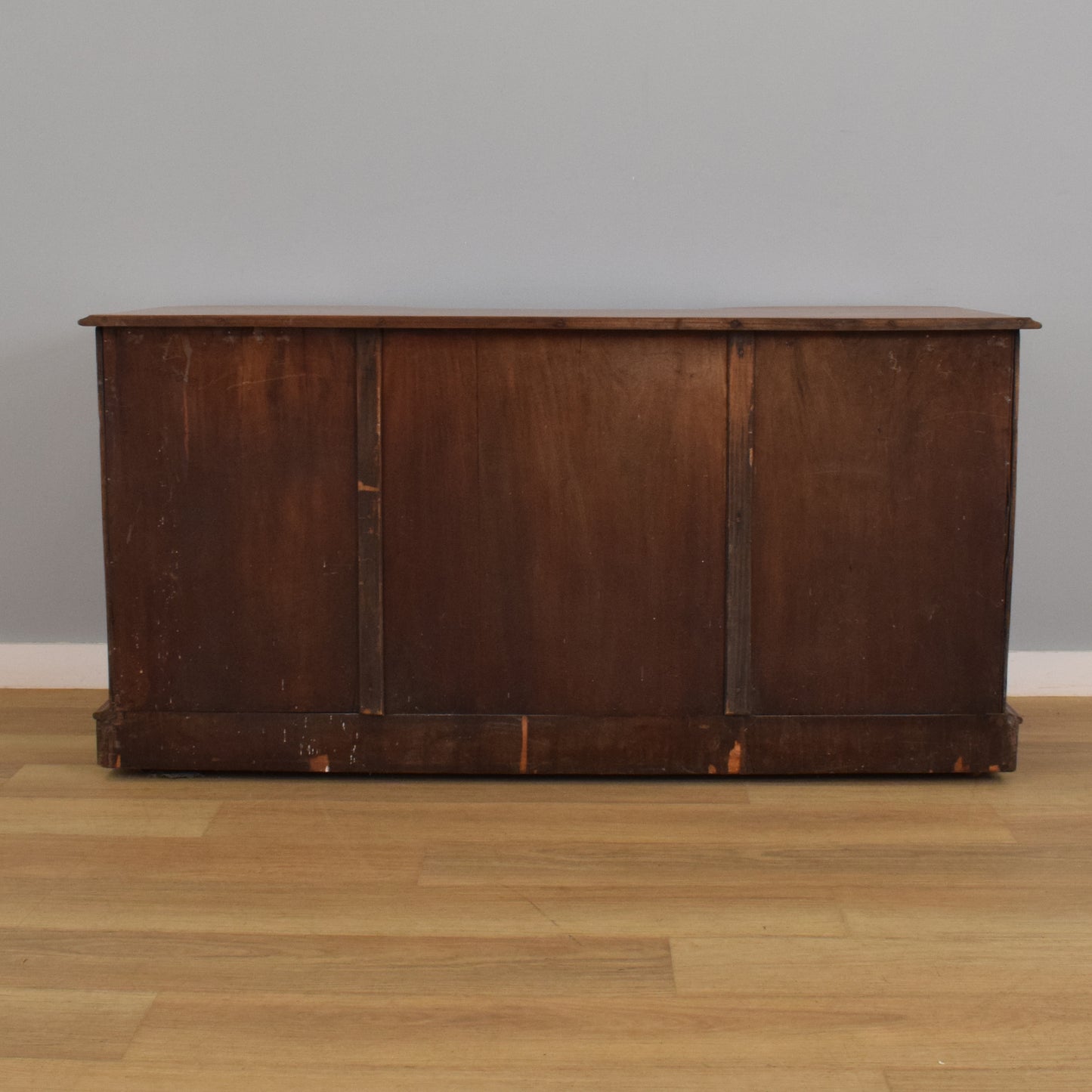 Large Curved Mahogany Sideboard
