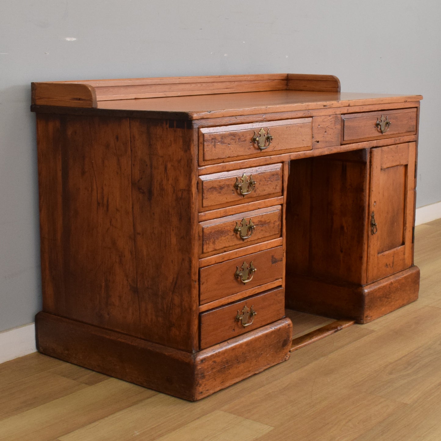 Large Rustic Pine Desk