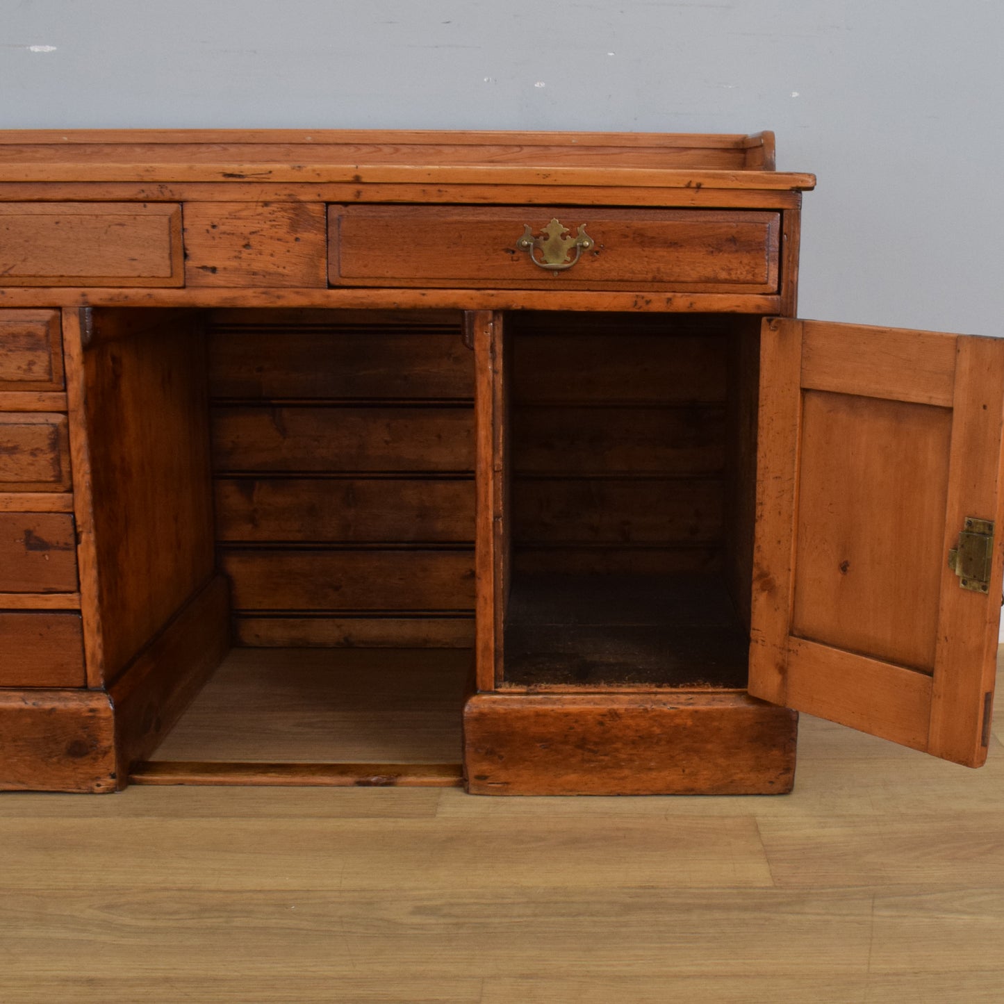 Large Rustic Pine Desk