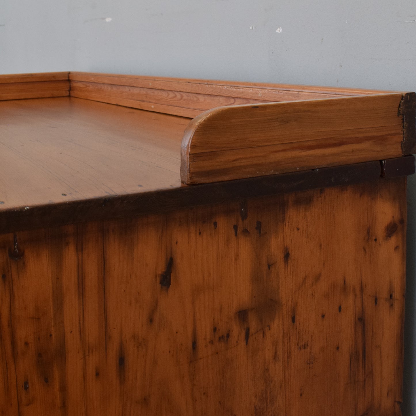 Large Rustic Pine Desk