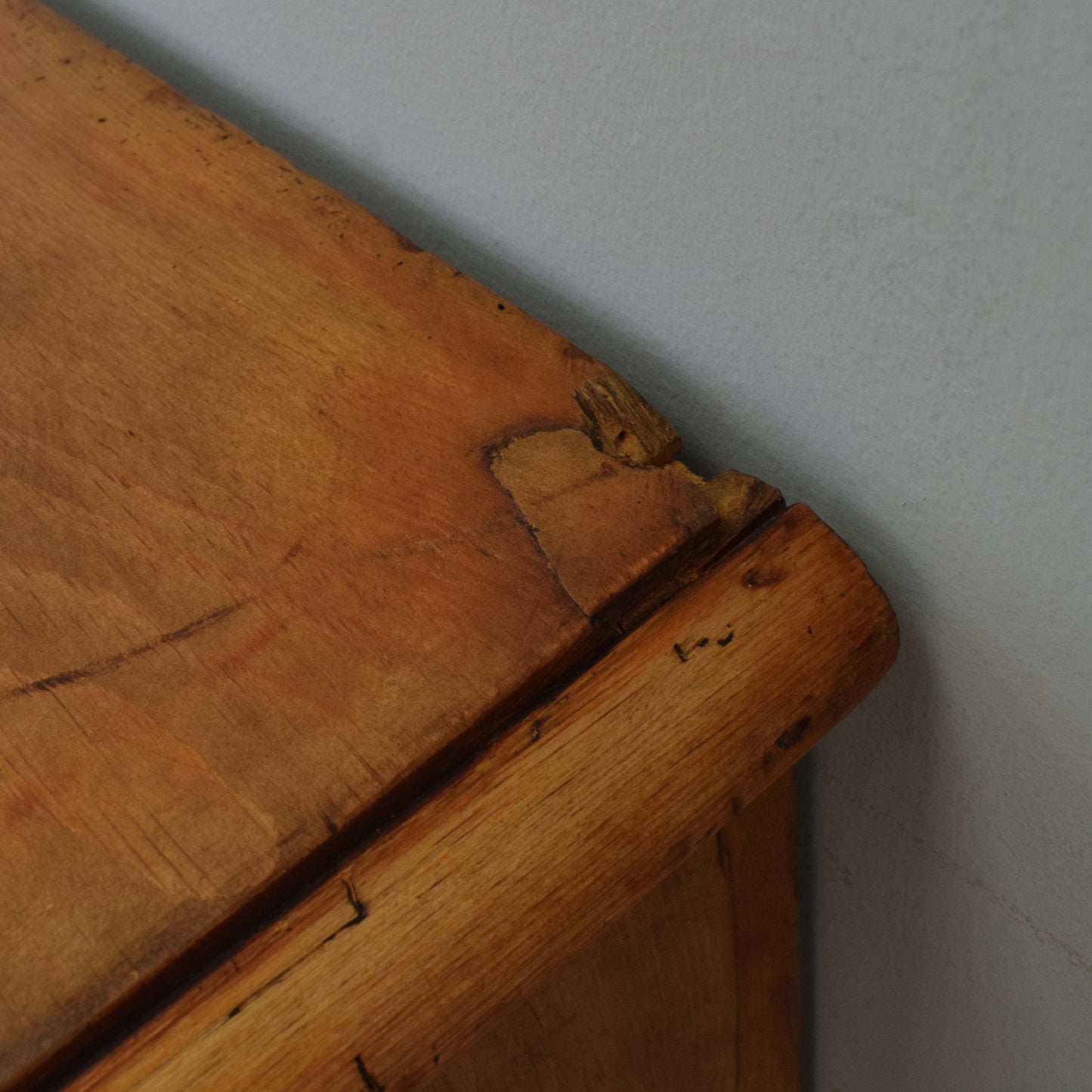 Large Rustic Pine Chest of Drawers