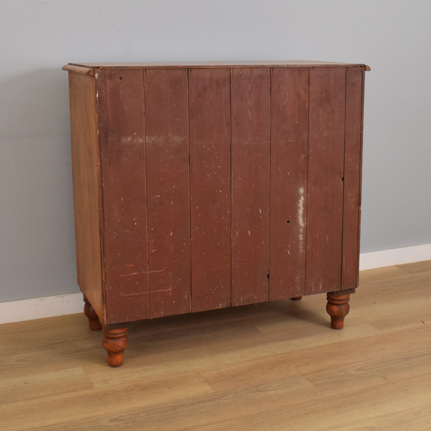 Large Rustic Pine Chest of Drawers