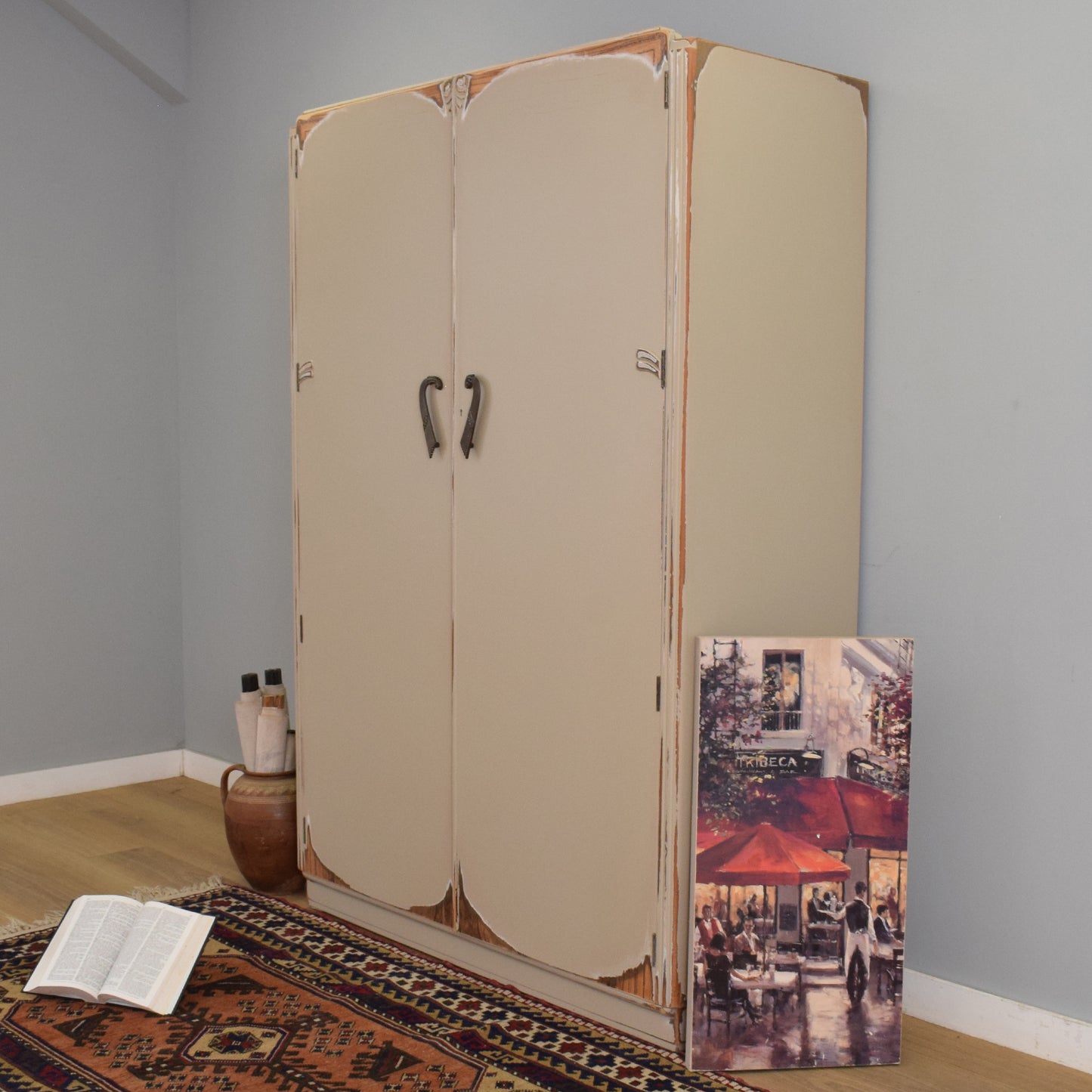 'Shabby' Double Wardrobe