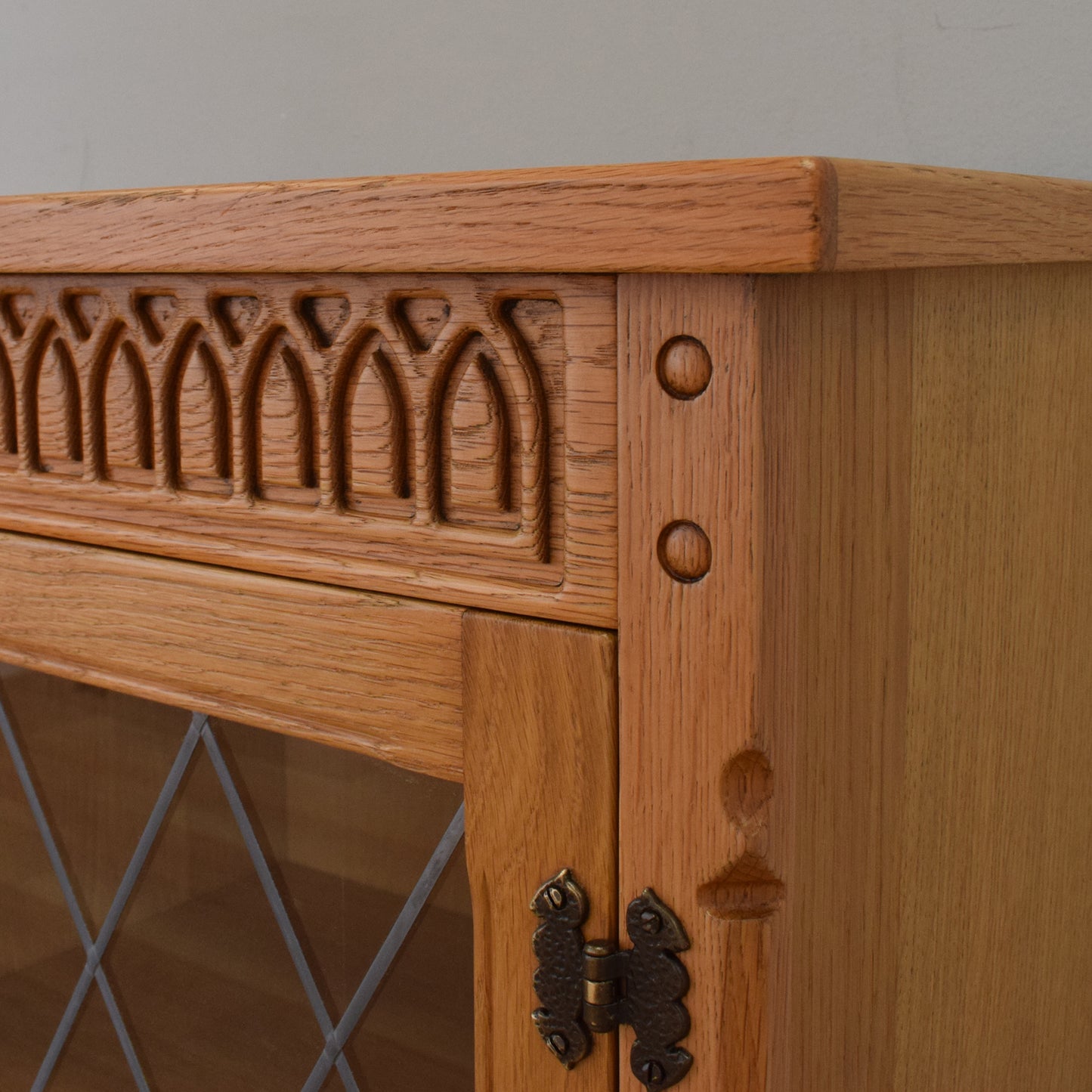 Oak Glazed Cupboard