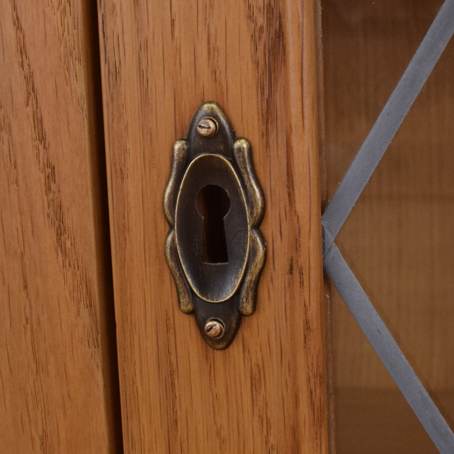 Oak Glazed Cupboard