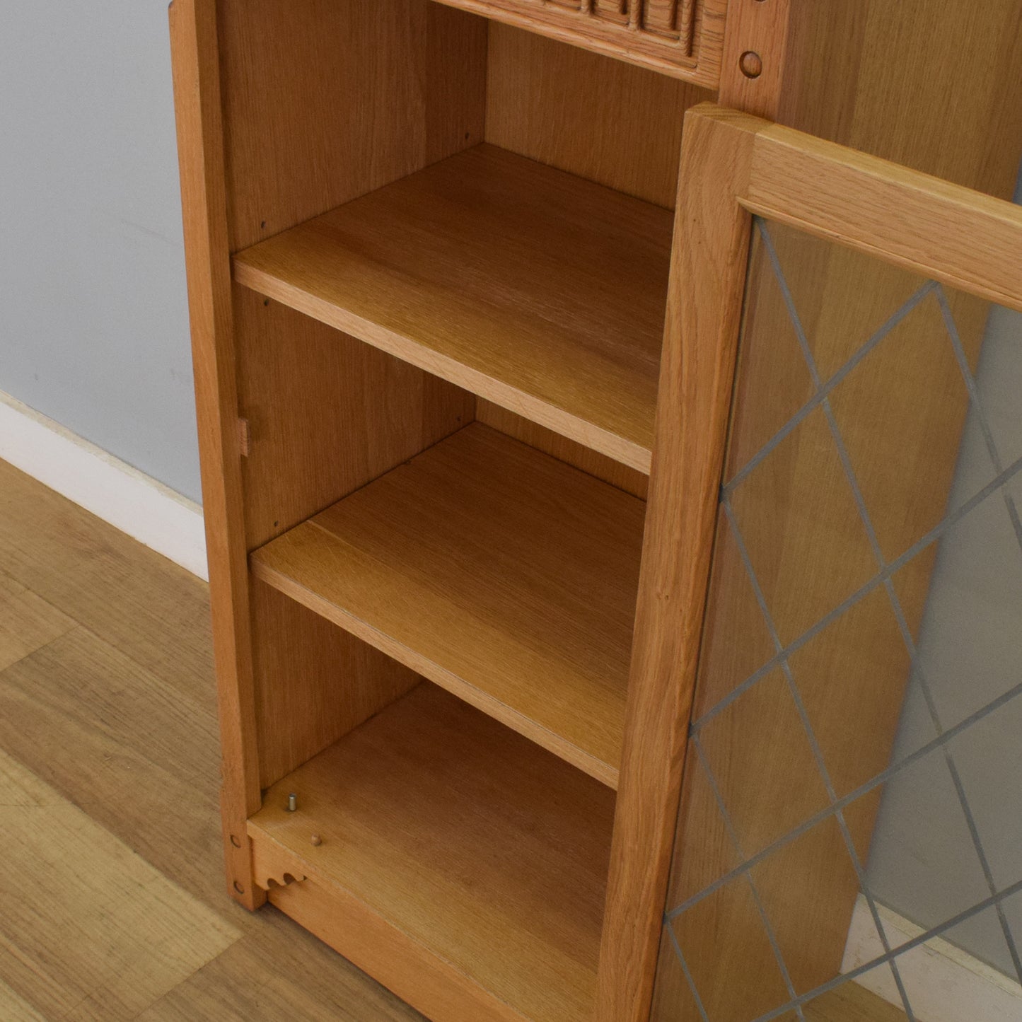 Oak Glazed Cupboard