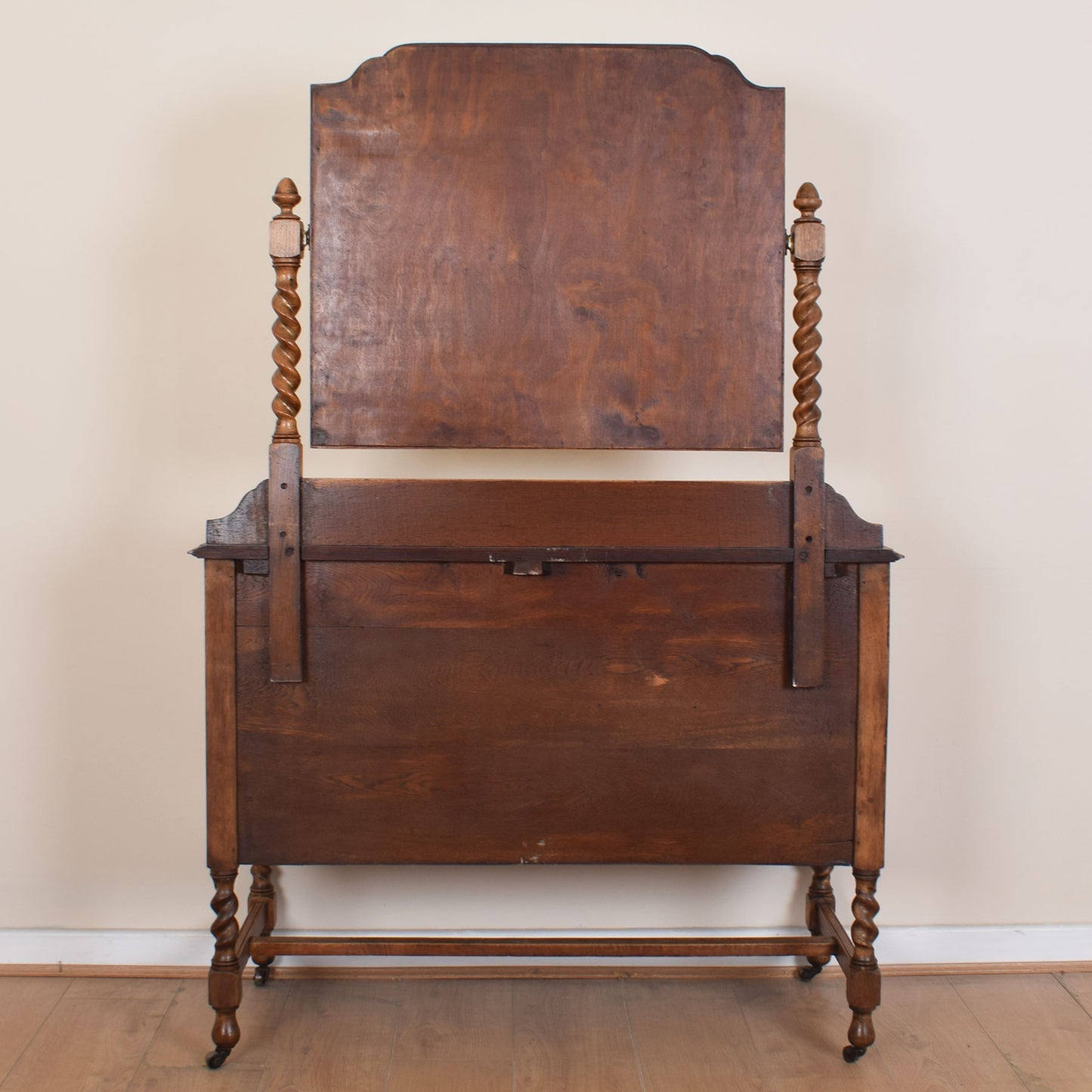 Oak Barley Twist Dressing Table