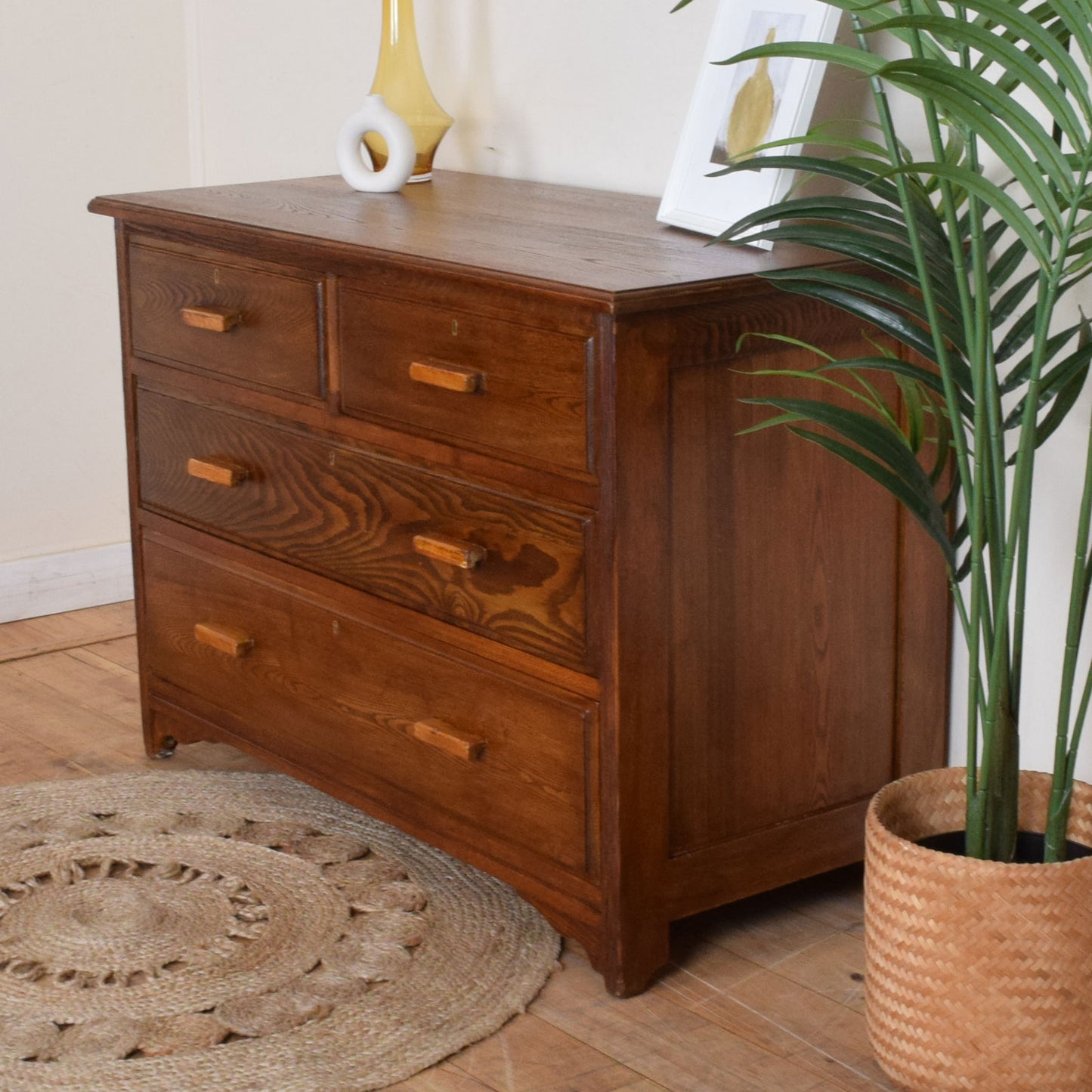 Rustic Oak Chest of Drawers