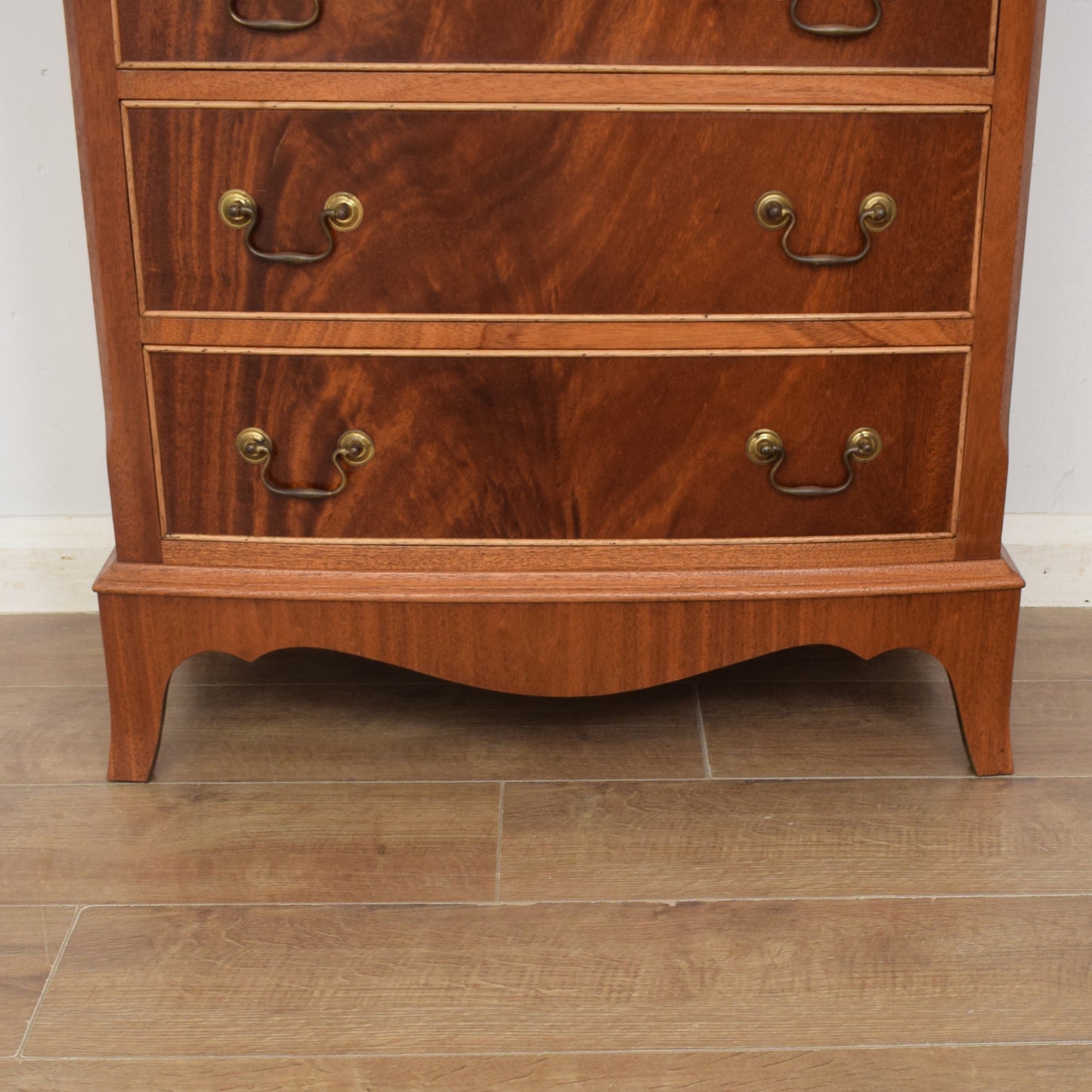 Bow Fronted Mahogany Chest of Drawers