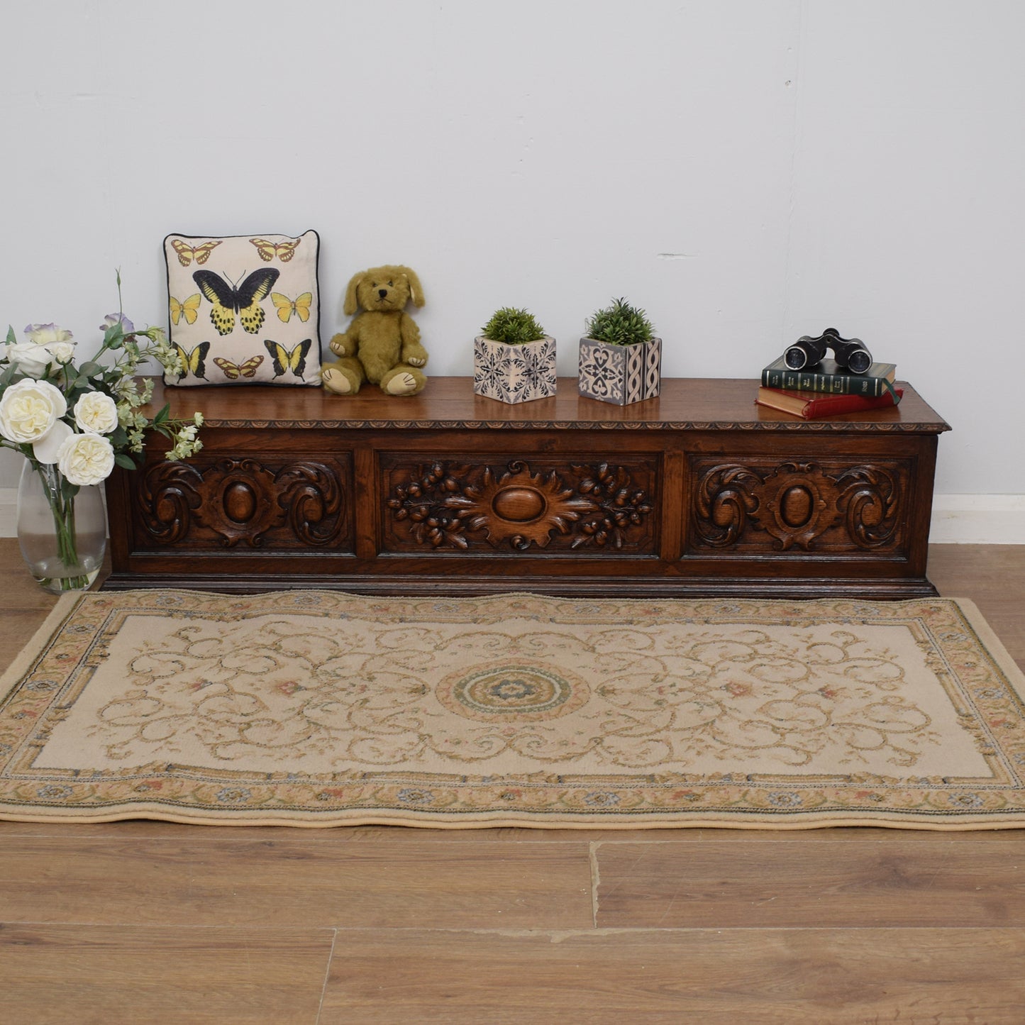 Long Oak Storage Box