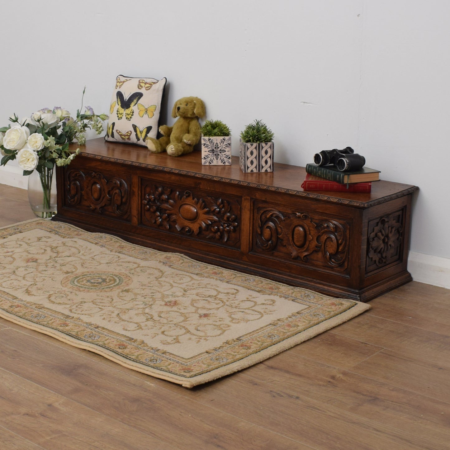 Long Oak Storage Box