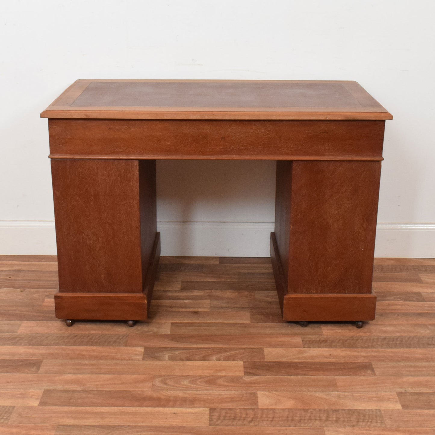 Leather Top Pedestal Desk