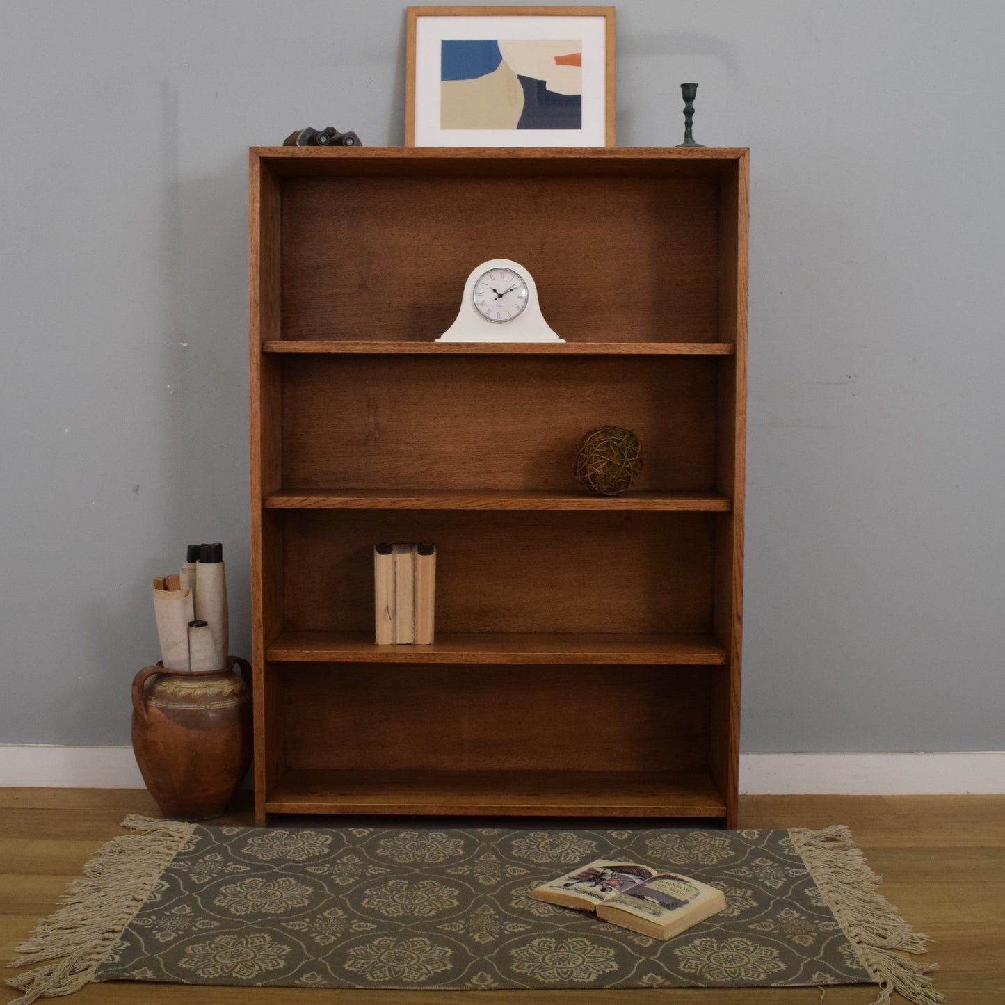 Restored Oak Bookcase