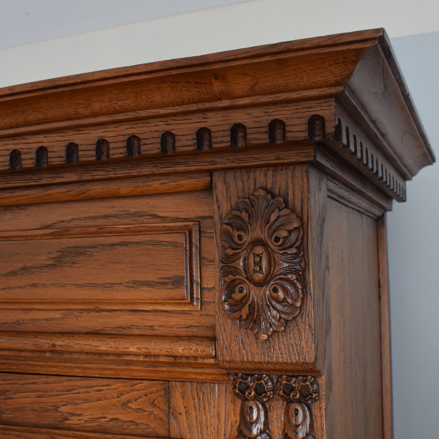 Large Carved French Buffet and Hutch