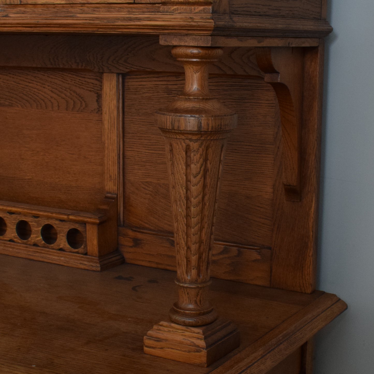 Large Carved French Buffet and Hutch