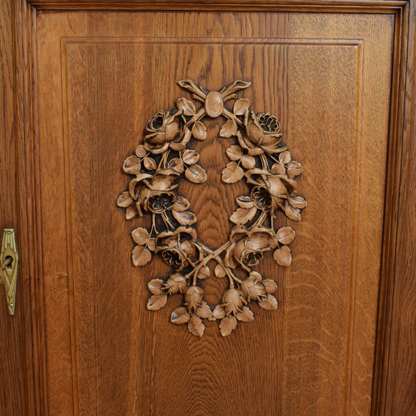 Large Carved French Buffet and Hutch