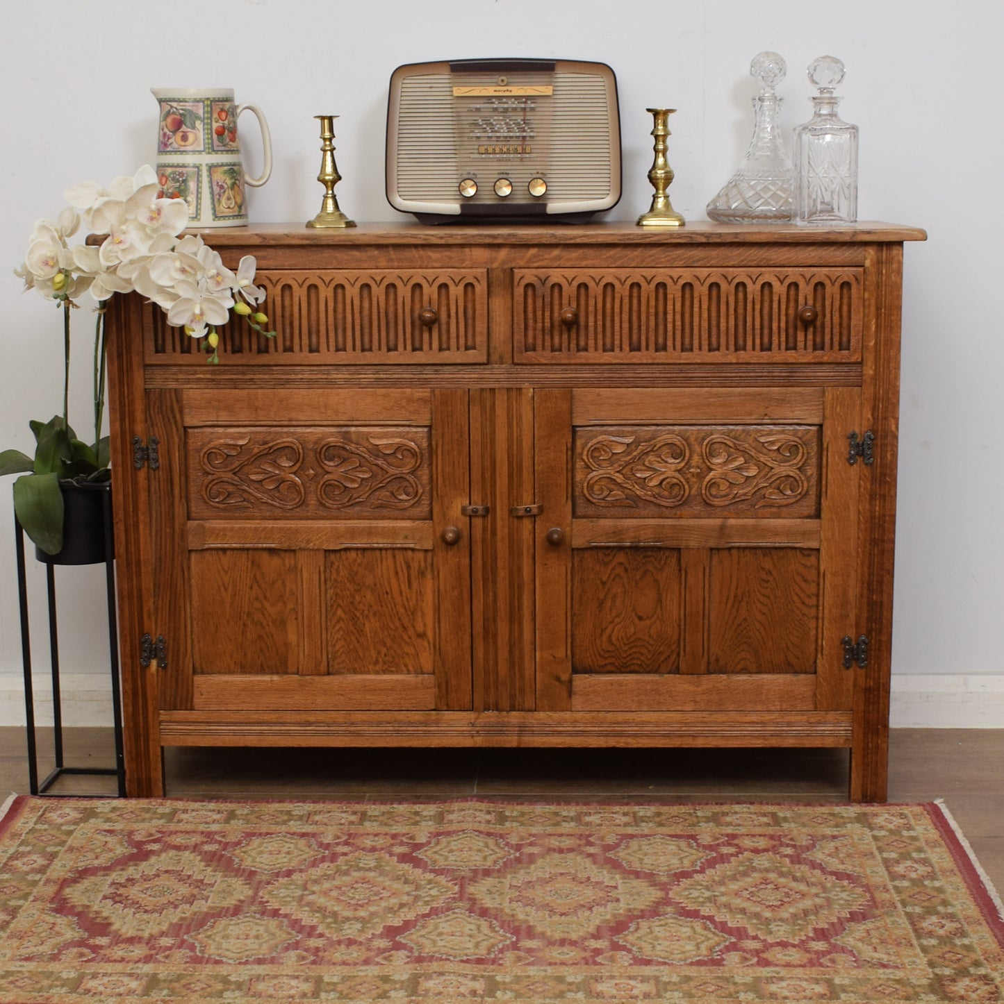 Restored Oak Sideboard
