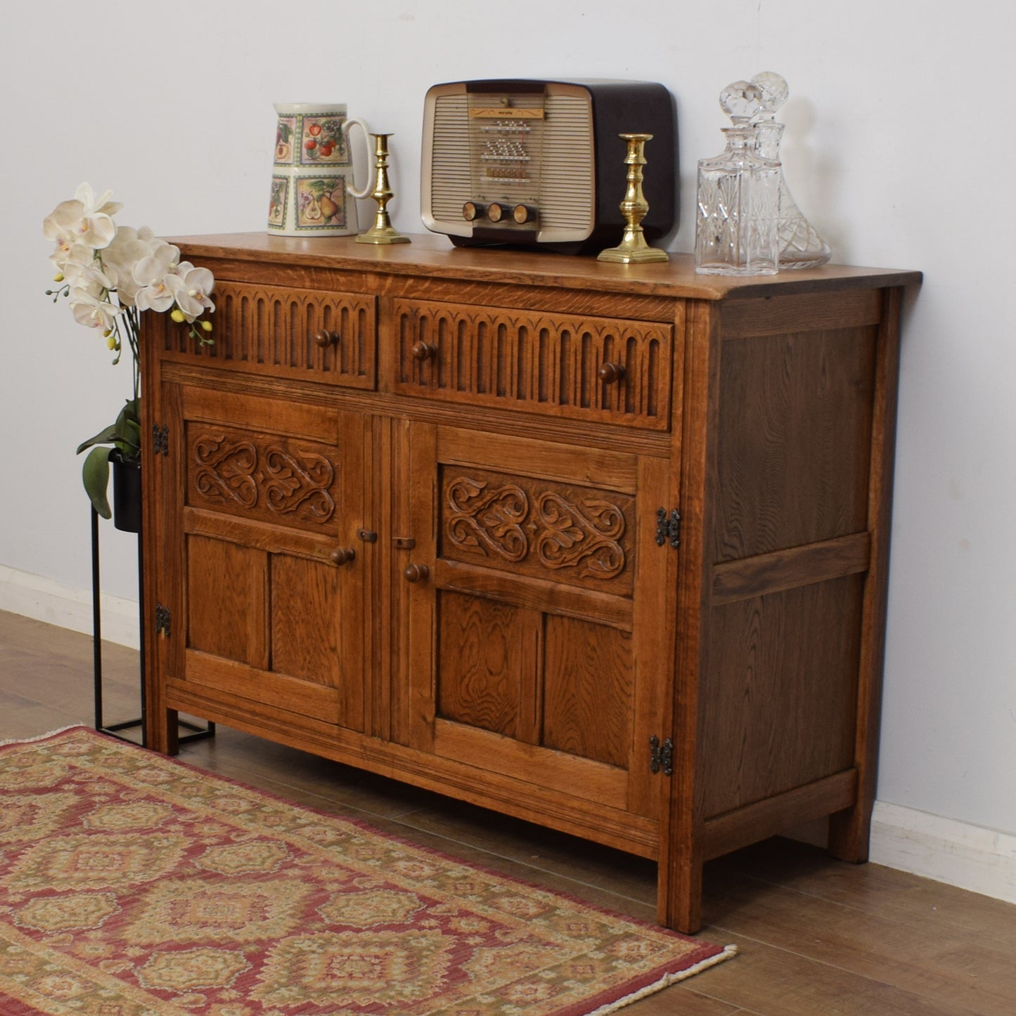 Restored Oak Sideboard