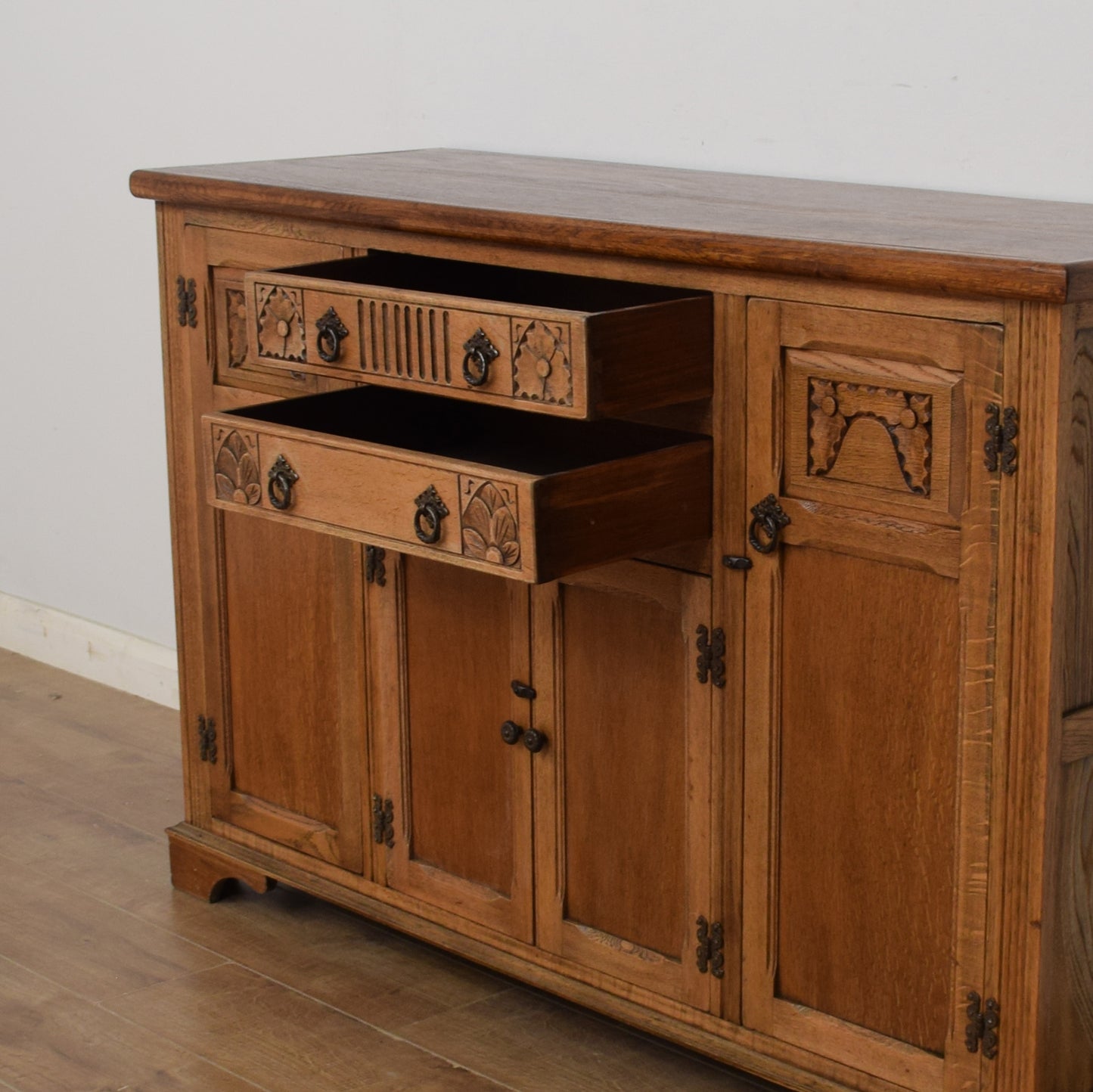 Restored Oak Sideboard