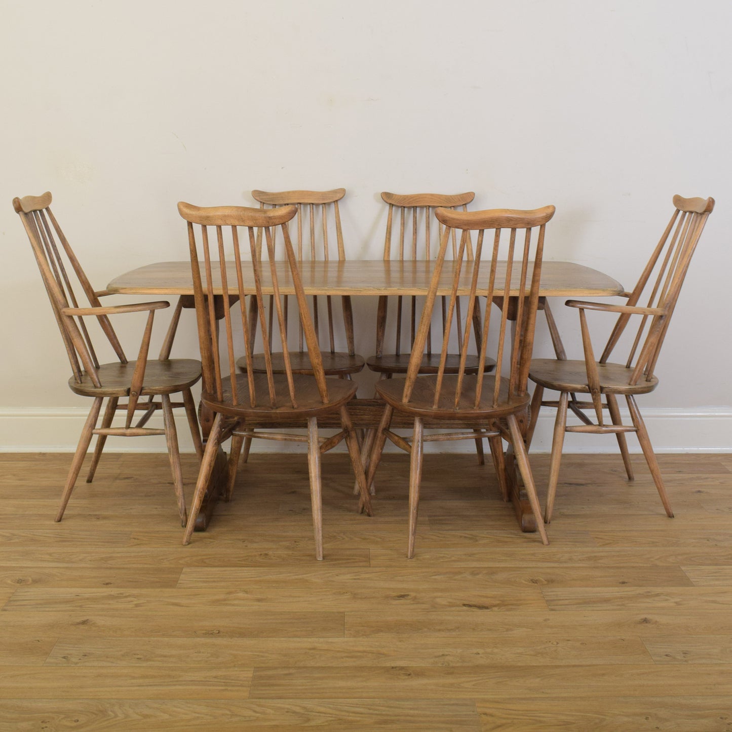 Ercol Table And Six Chairs