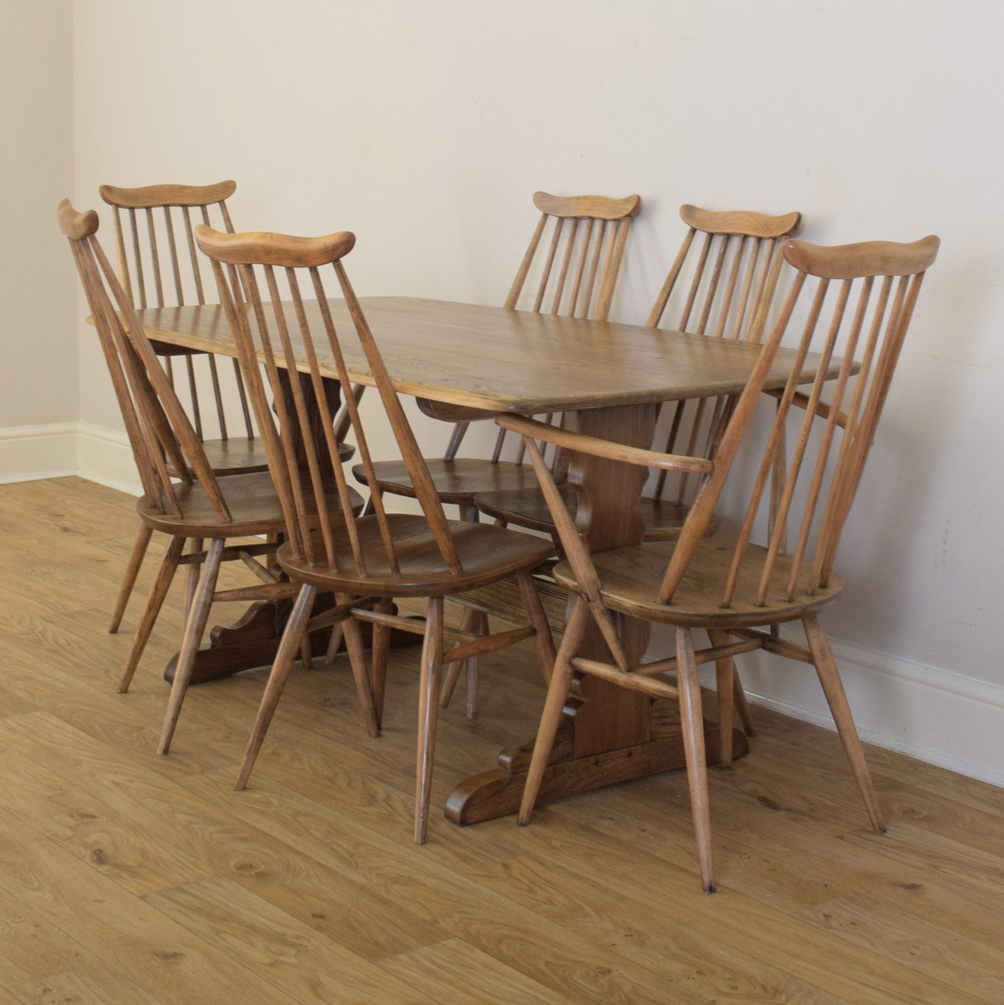 Ercol Table And Six Chairs