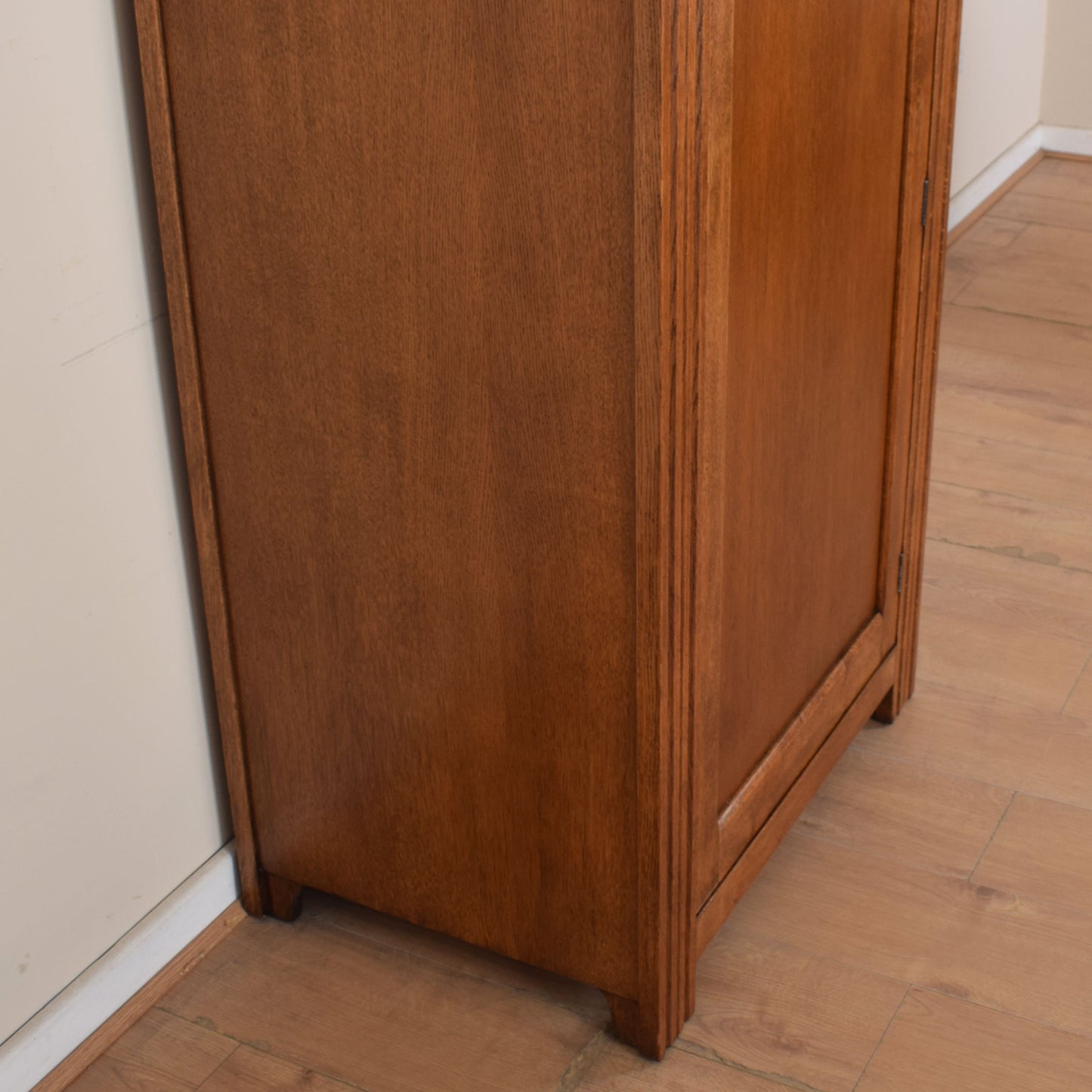 Restored Oak Single Wardrobe