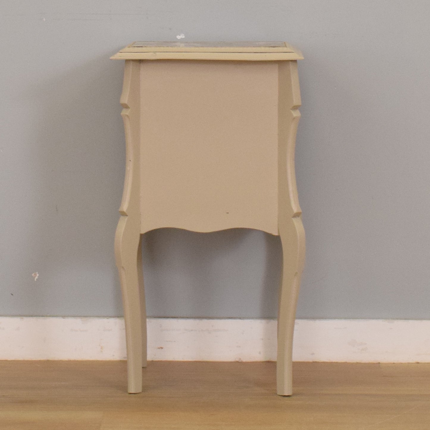 Painted French Marble-Top Cabinet