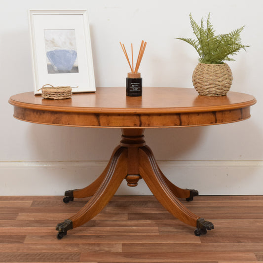 Tilt-Top Walnut Coffee Table