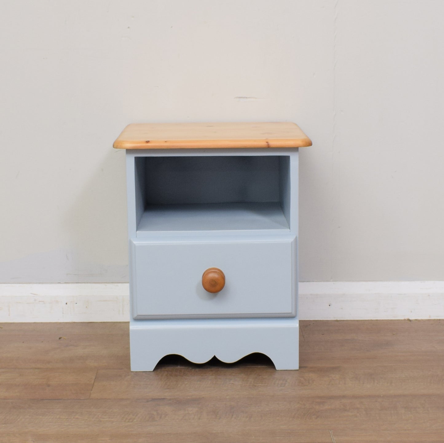 Painted Pine Bedside Cabinet