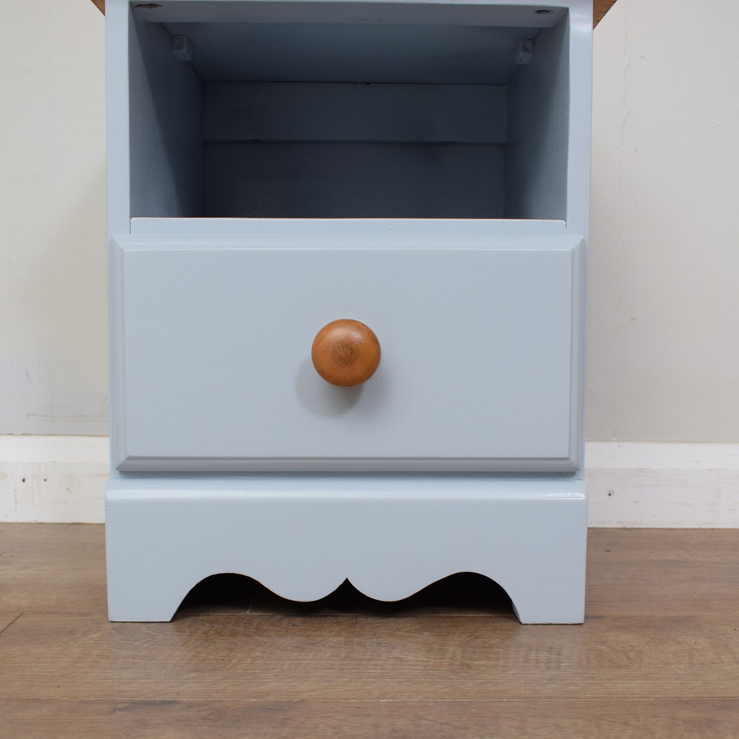 Painted Pine Bedside Cabinet