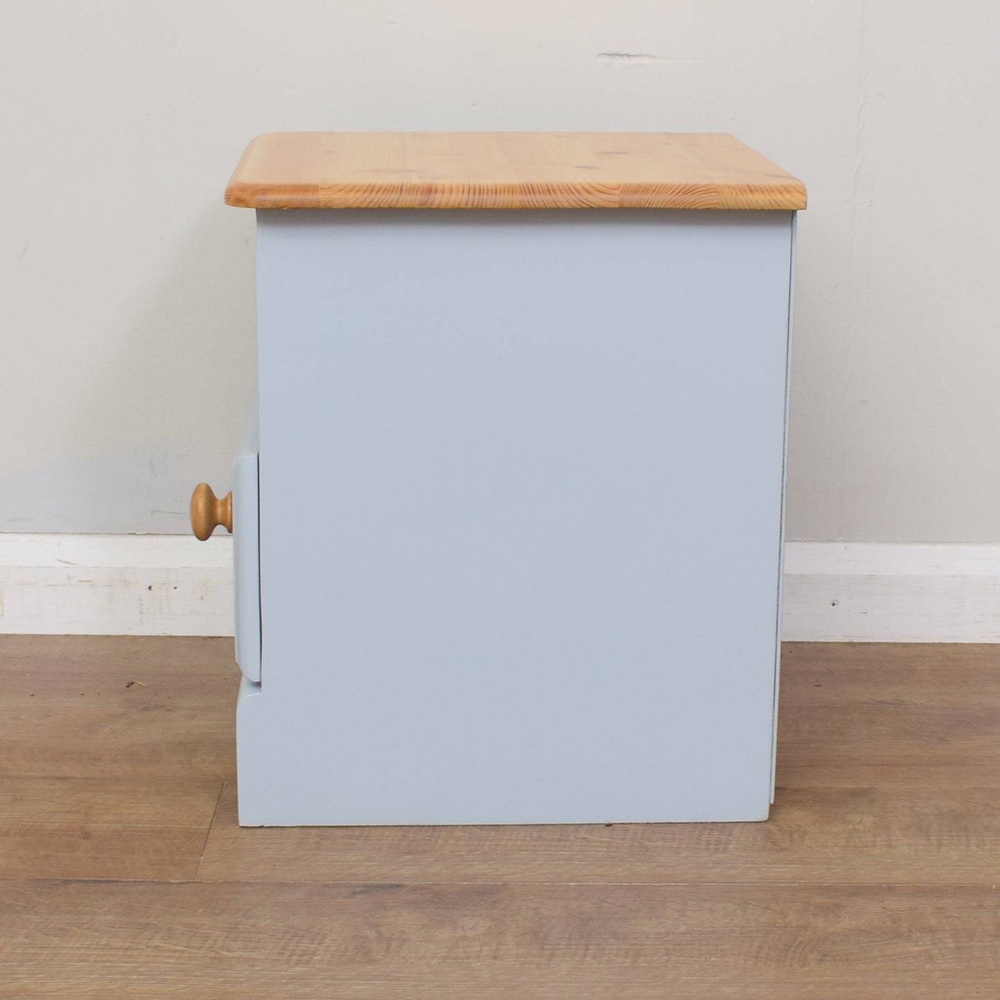 Painted Pine Bedside Cabinet