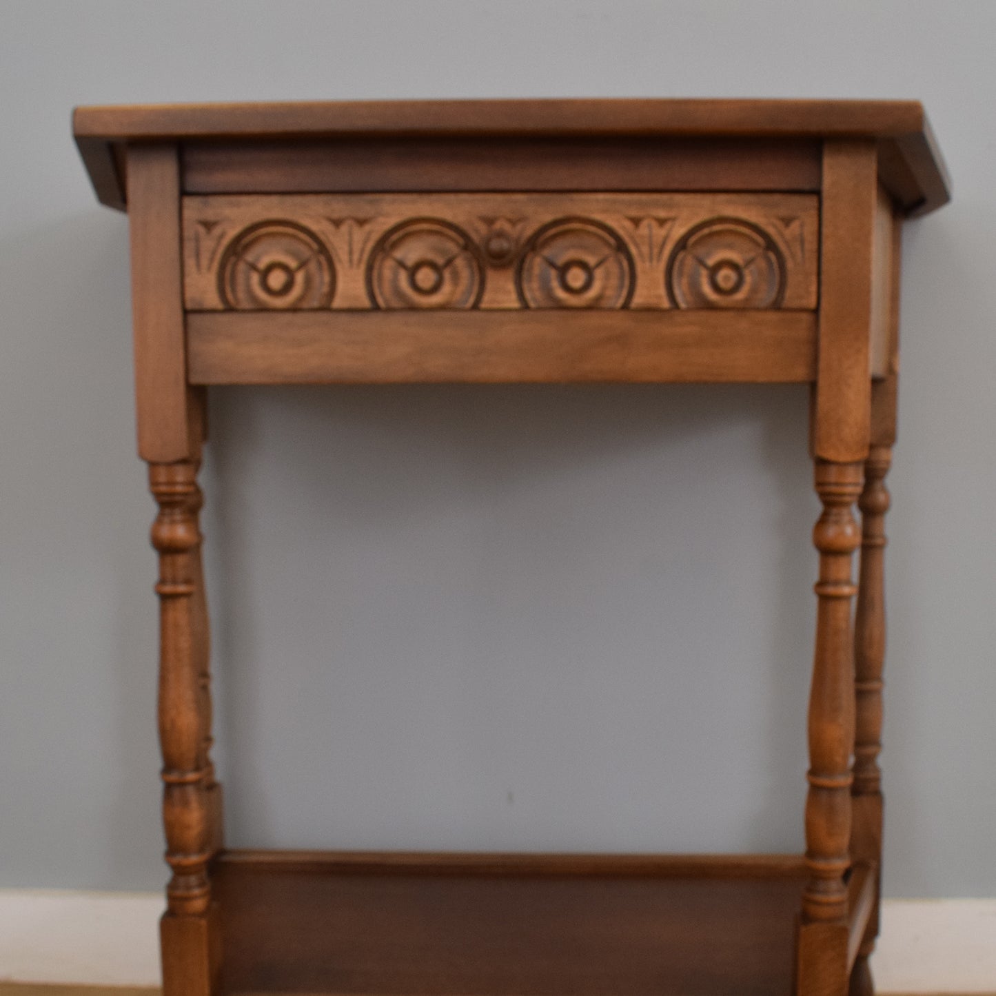 Restored Canted Hall Table