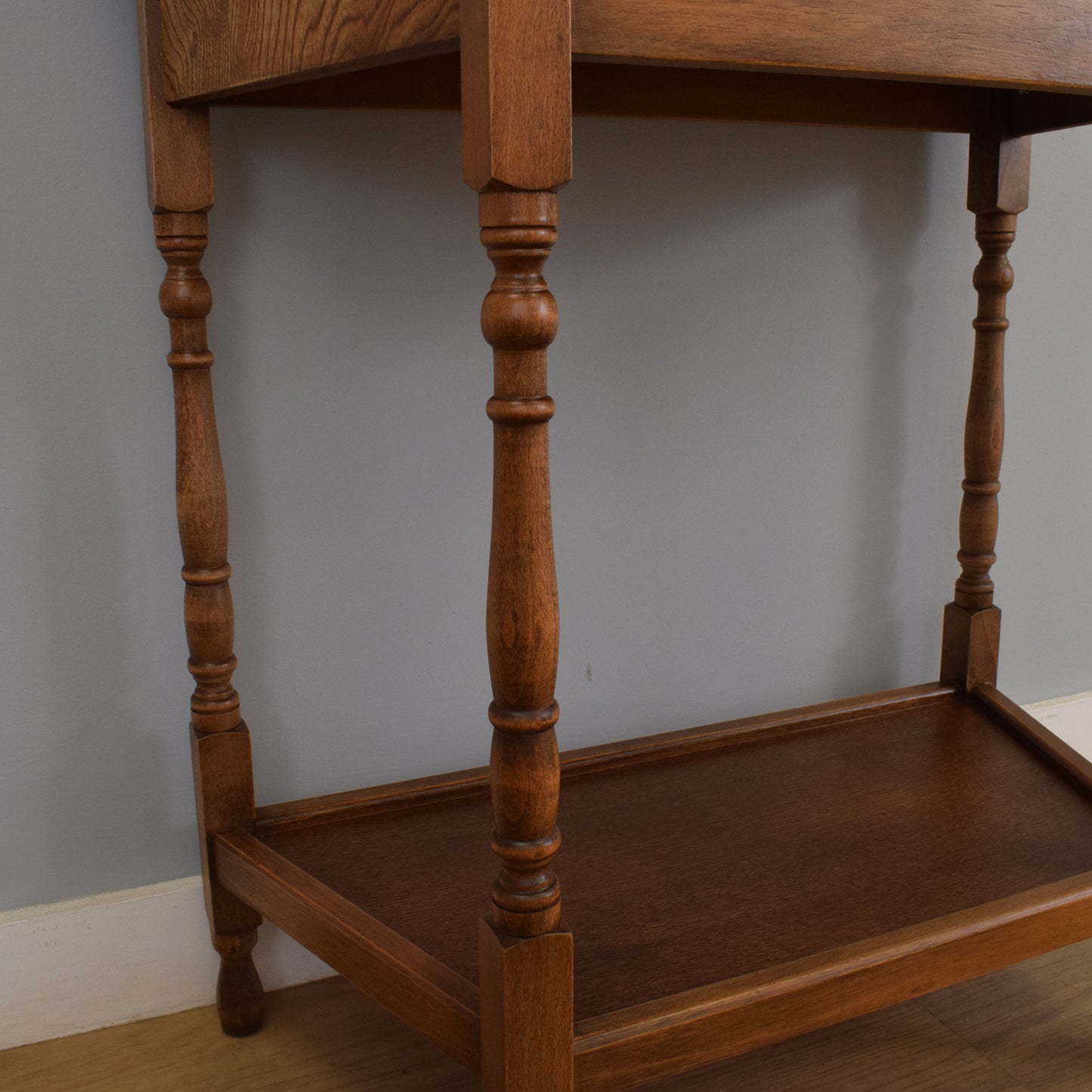Restored Canted Hall Table