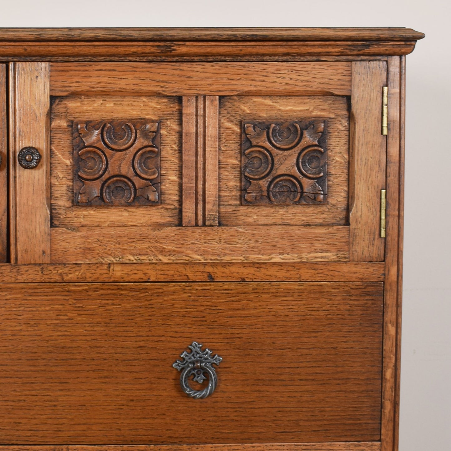 Oak Four-Drawer Tallboy
