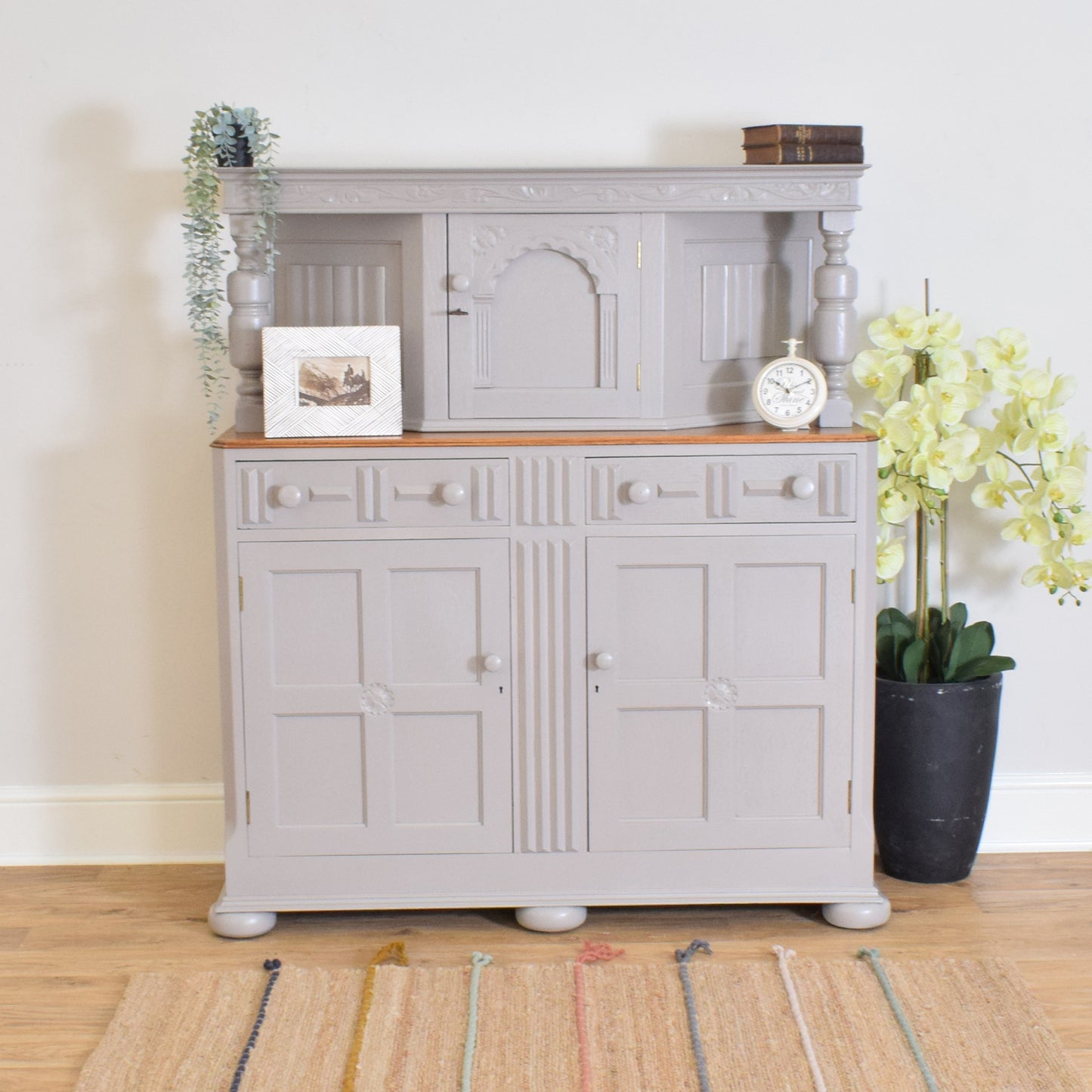 Painted Court Cabinet