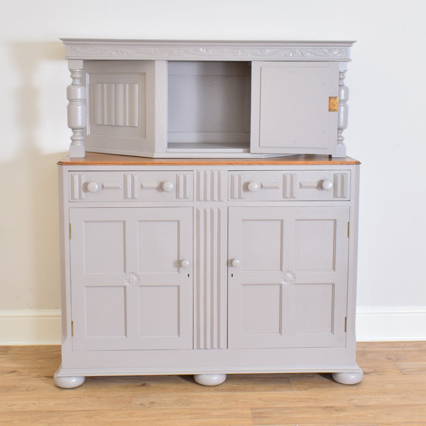 Painted Court Cabinet