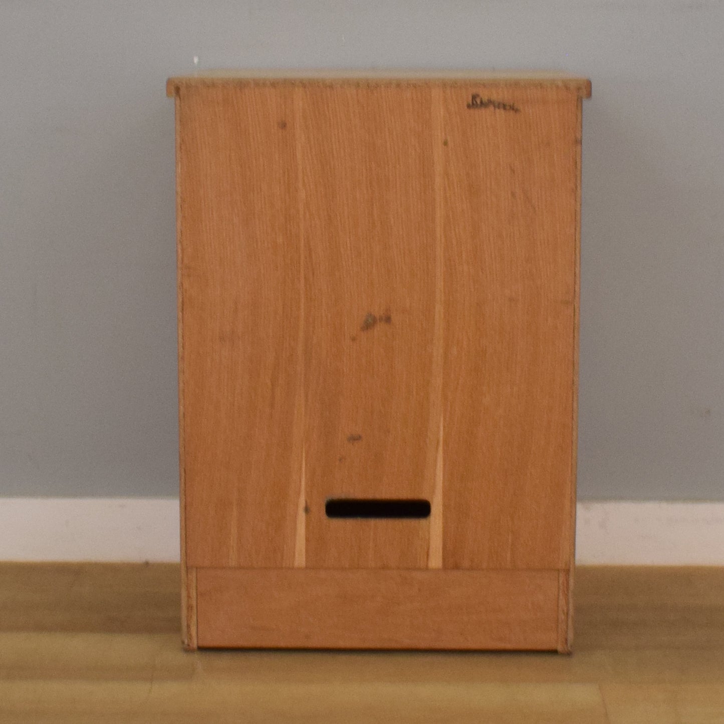 Blonde Oak Glazed Cabinet