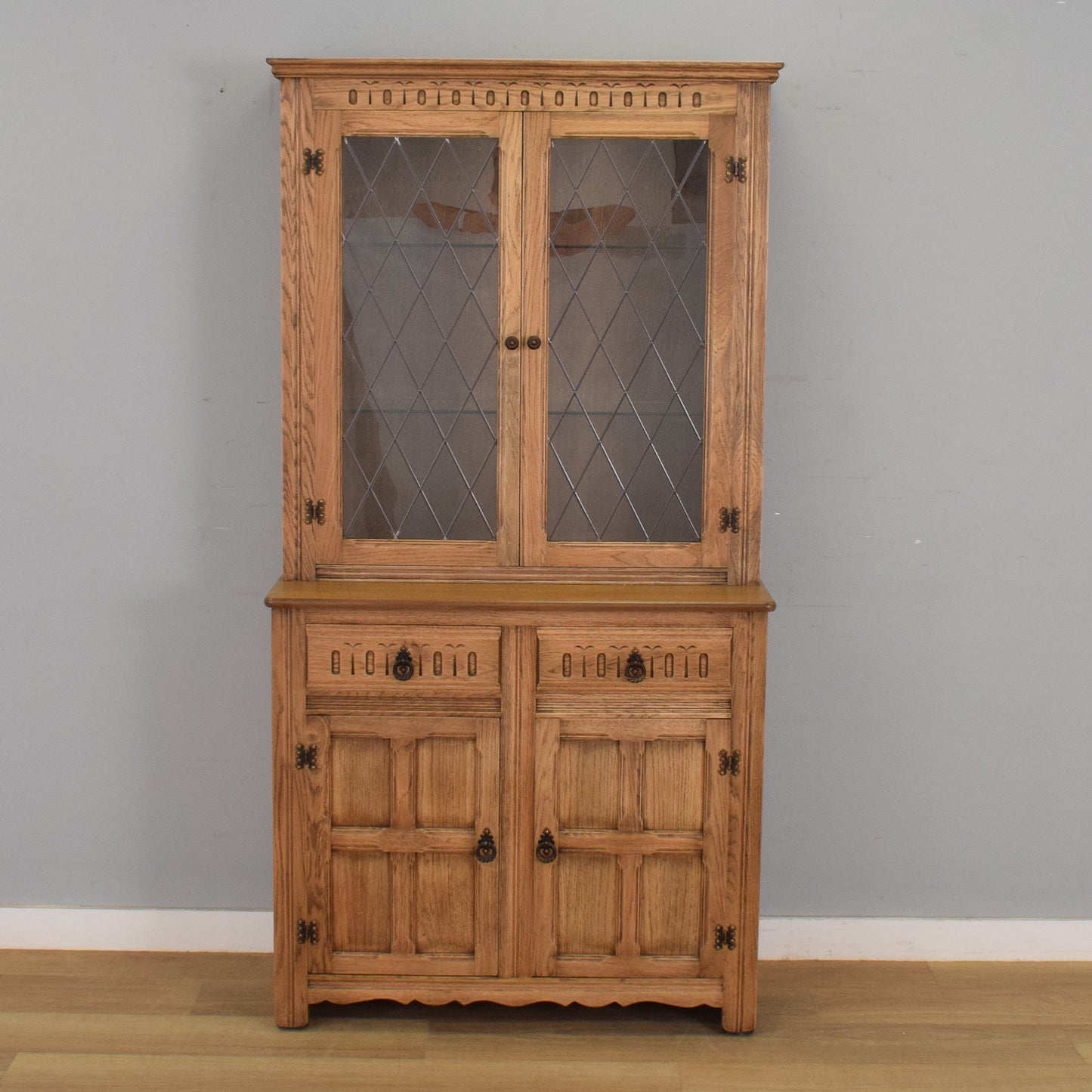Restored Oak Display Dresser