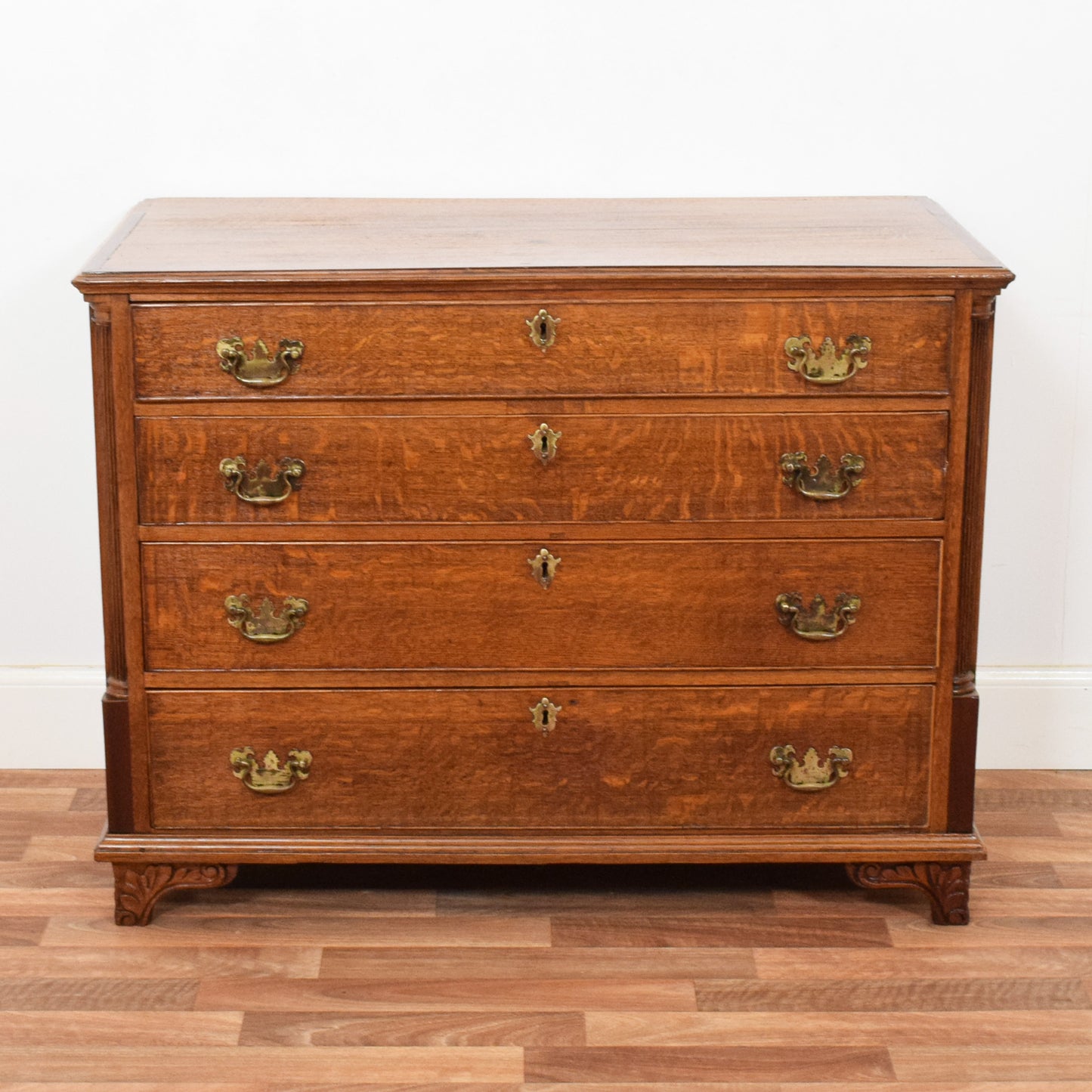 Restored Oak Chest of Drawers