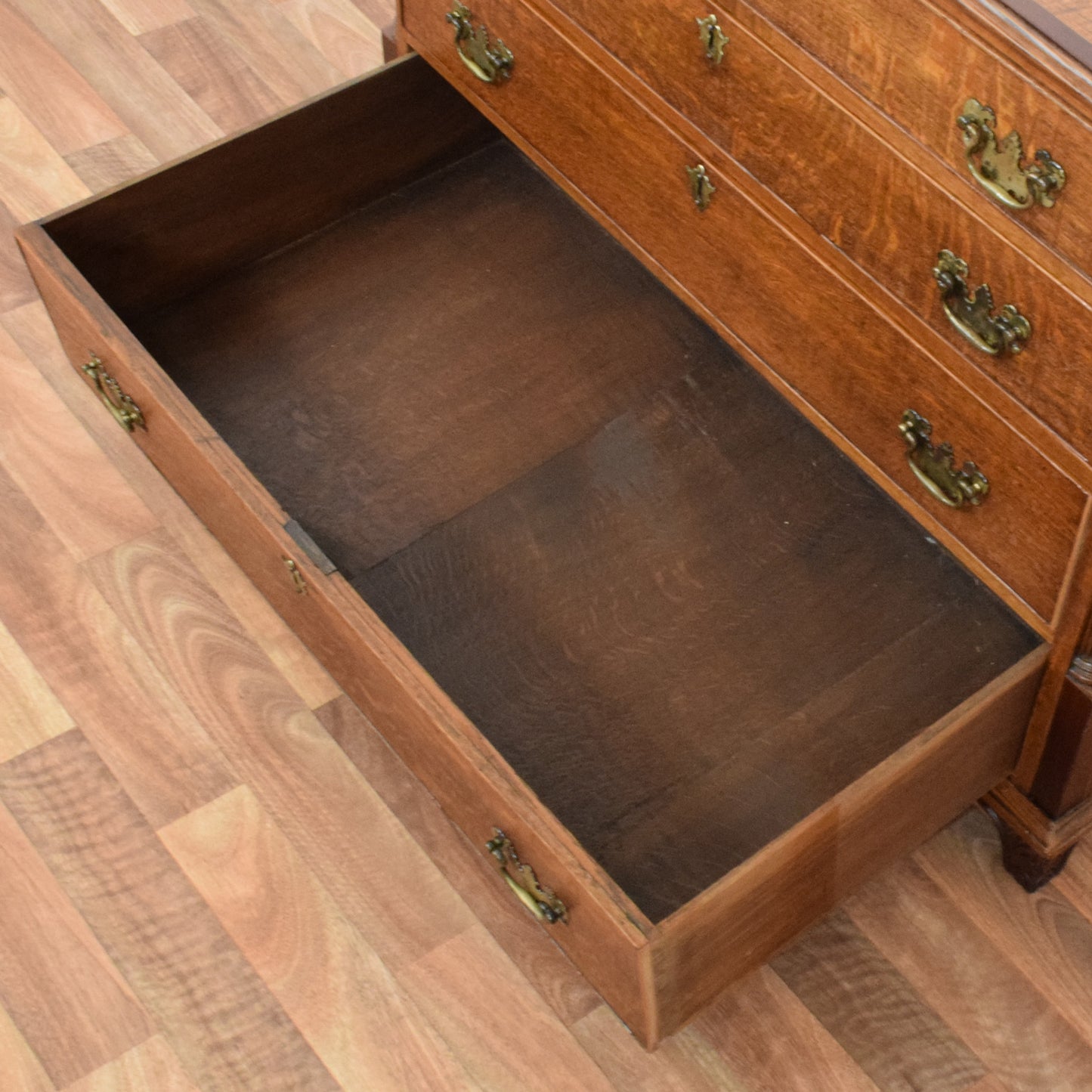 Restored Oak Chest of Drawers