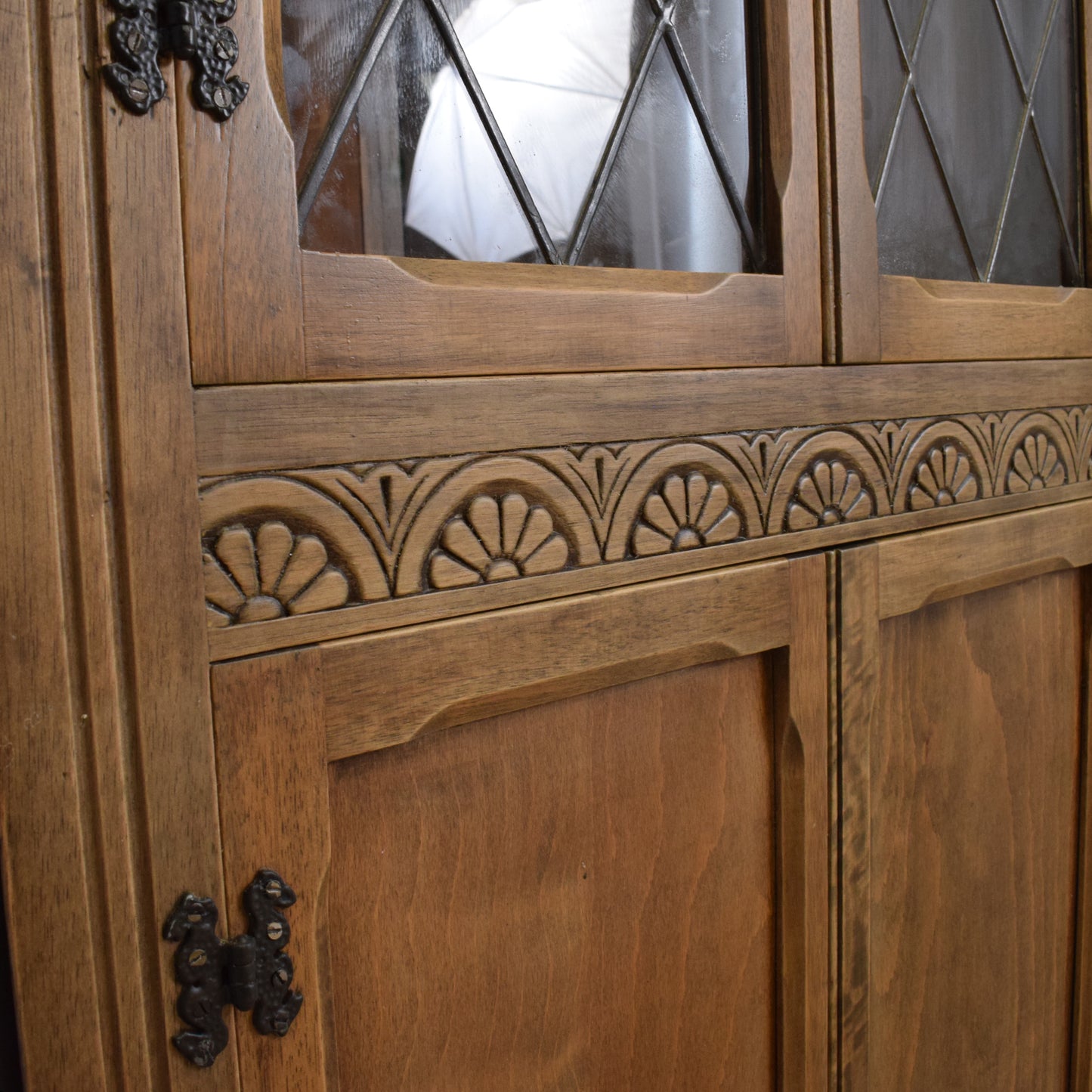 Oak Veneer Corner Unit