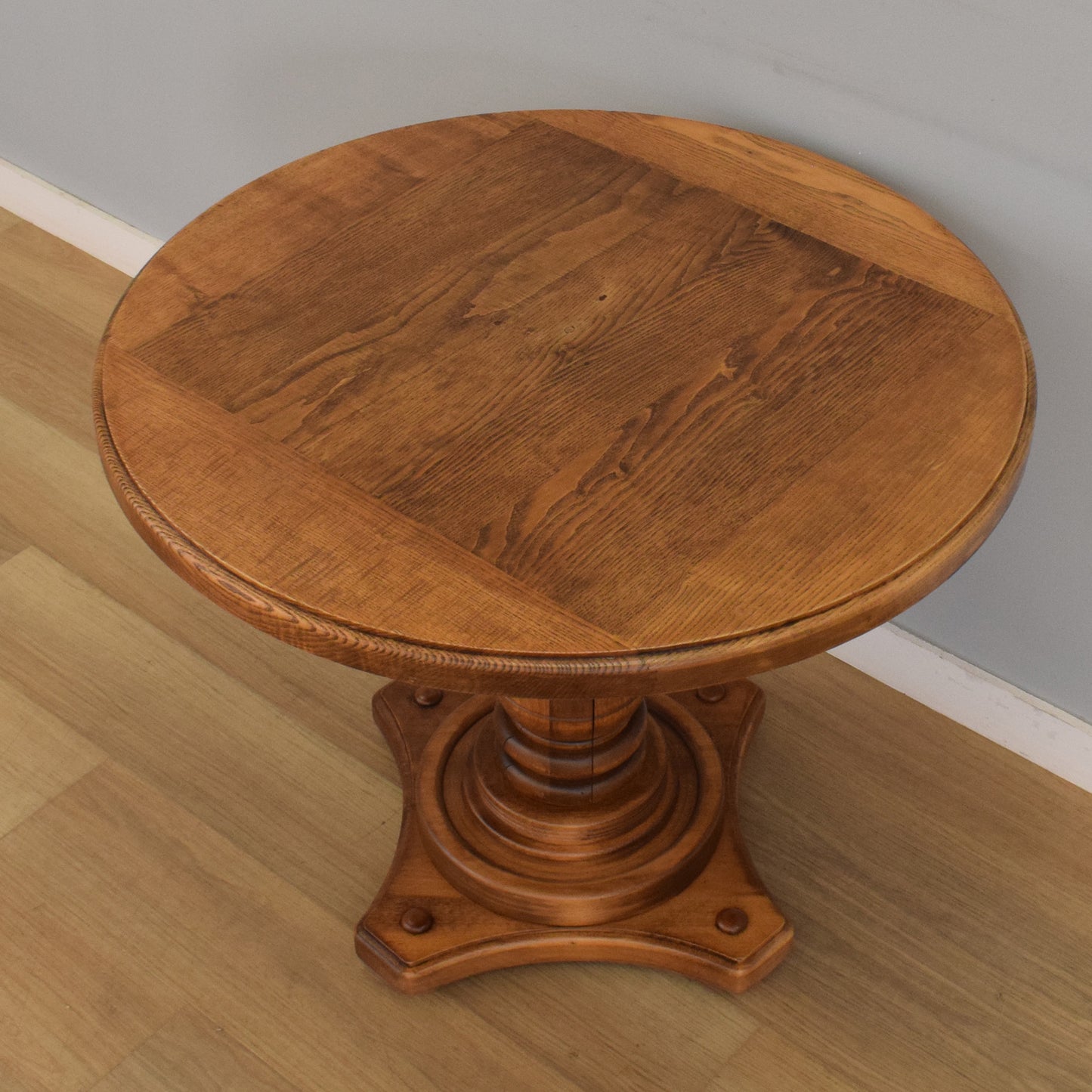 Pedestal Table and Three Chairs