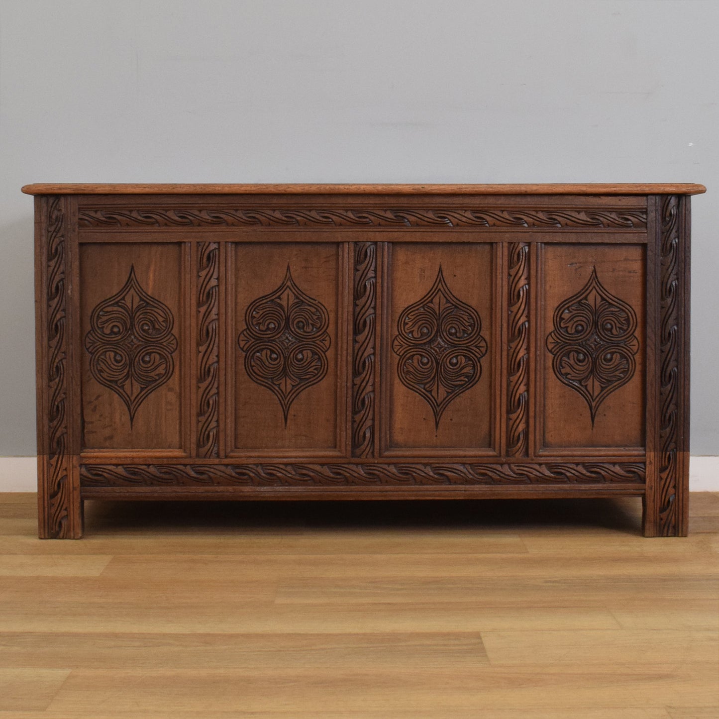 Antique Carved Coffer