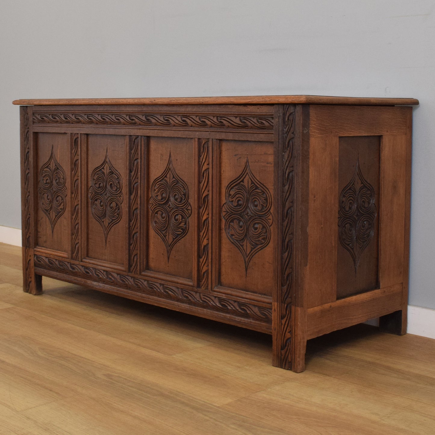 Antique Carved Coffer